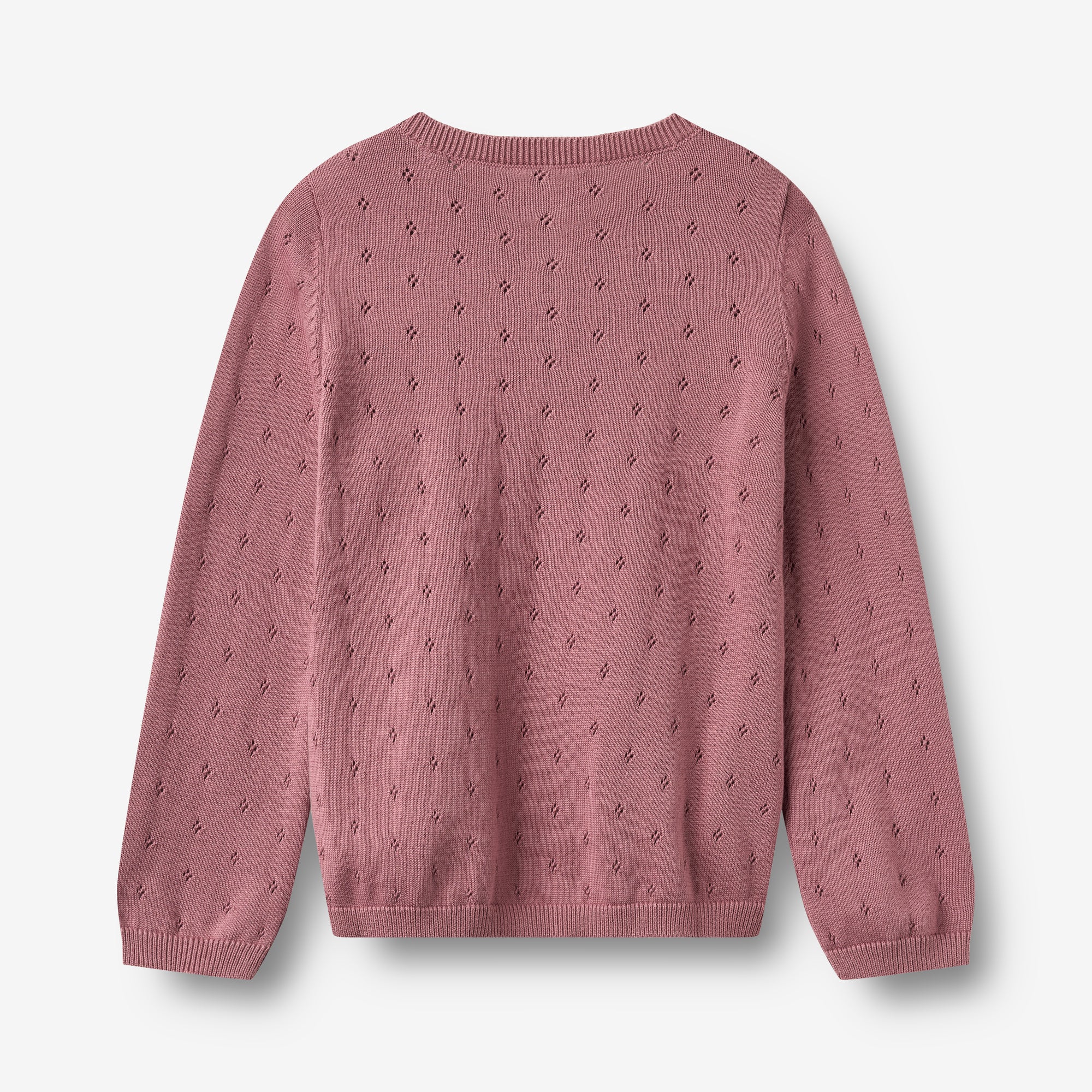wheat-maia-strickjacke-kinder-warm-lilac-bio-baumwolle image 3