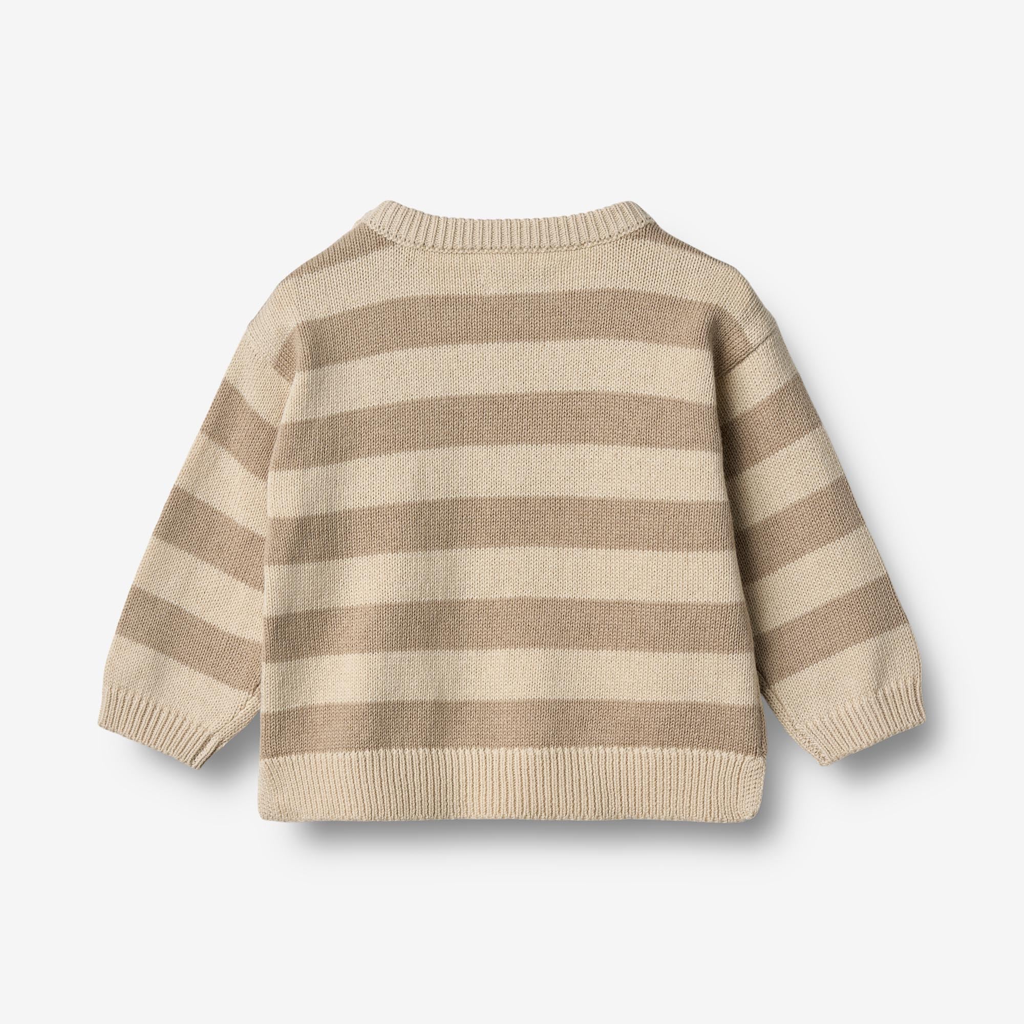 wheat-harlow-pullover-beige-stripe-bio-baumwolle-baby image 2