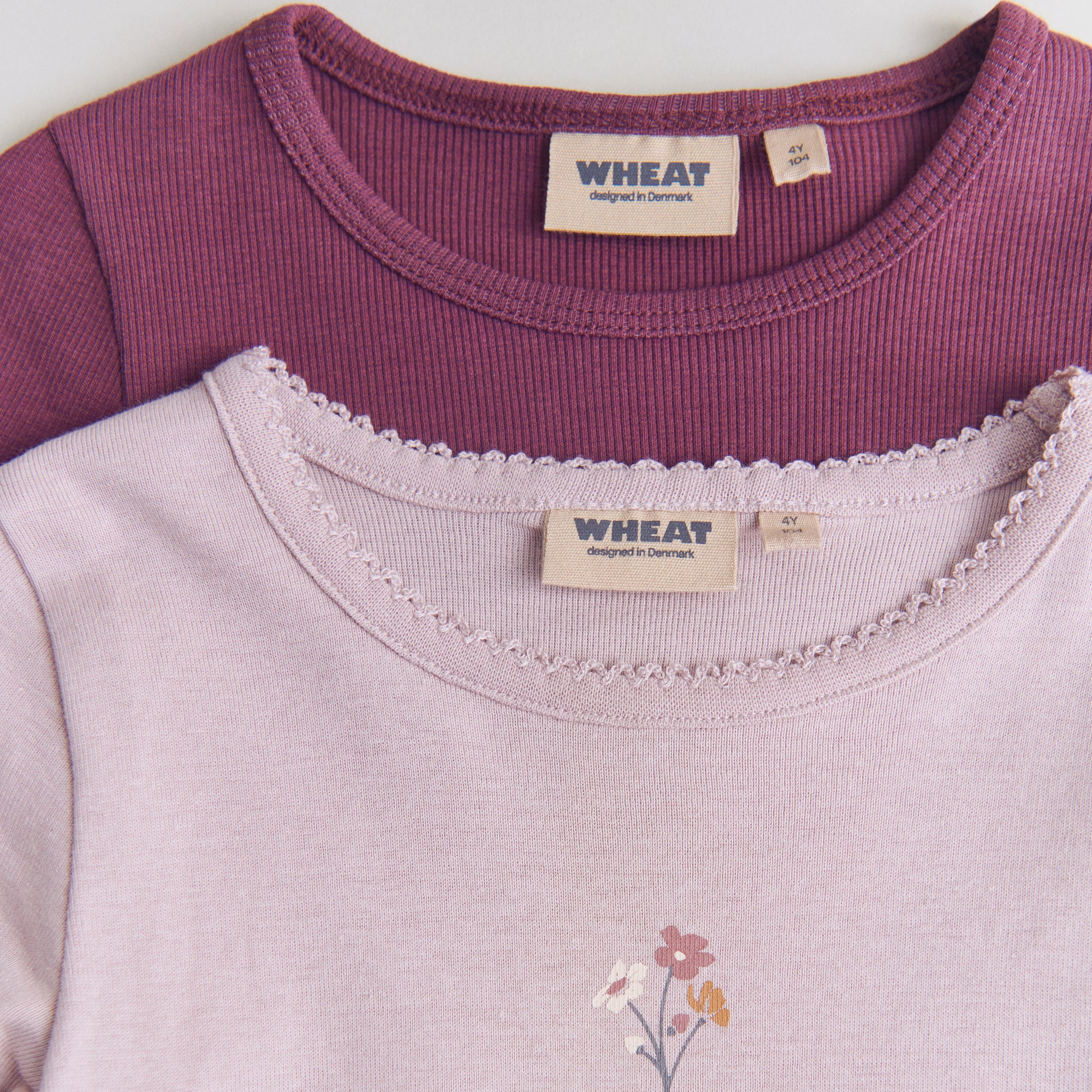 wheat-ida-langarmshirt-rippe-eggplant-2er-set-bio-baumwolle image 2