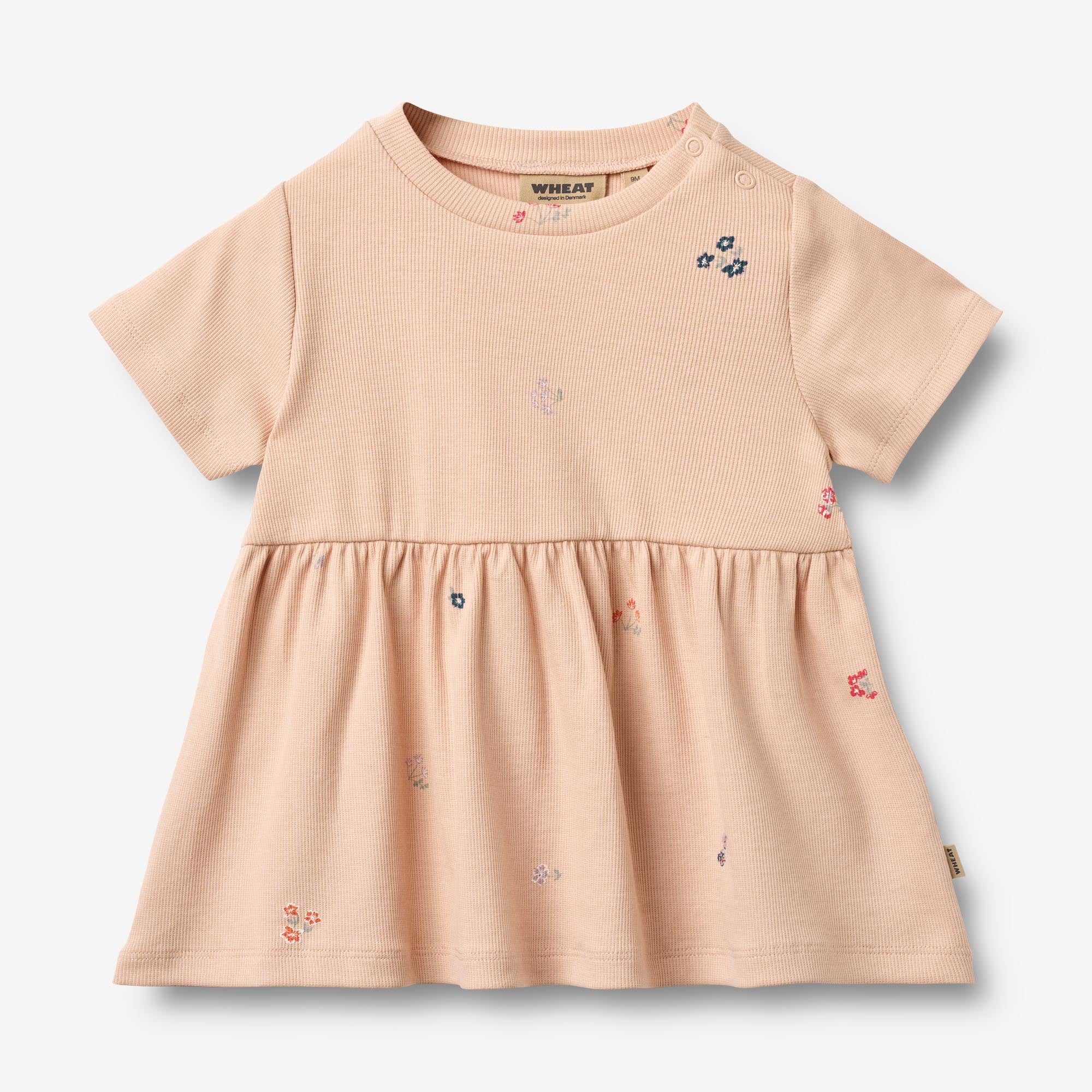 wheat-anna-jerseykleid-rose-flowers-bio-m-dchenkleid image 1