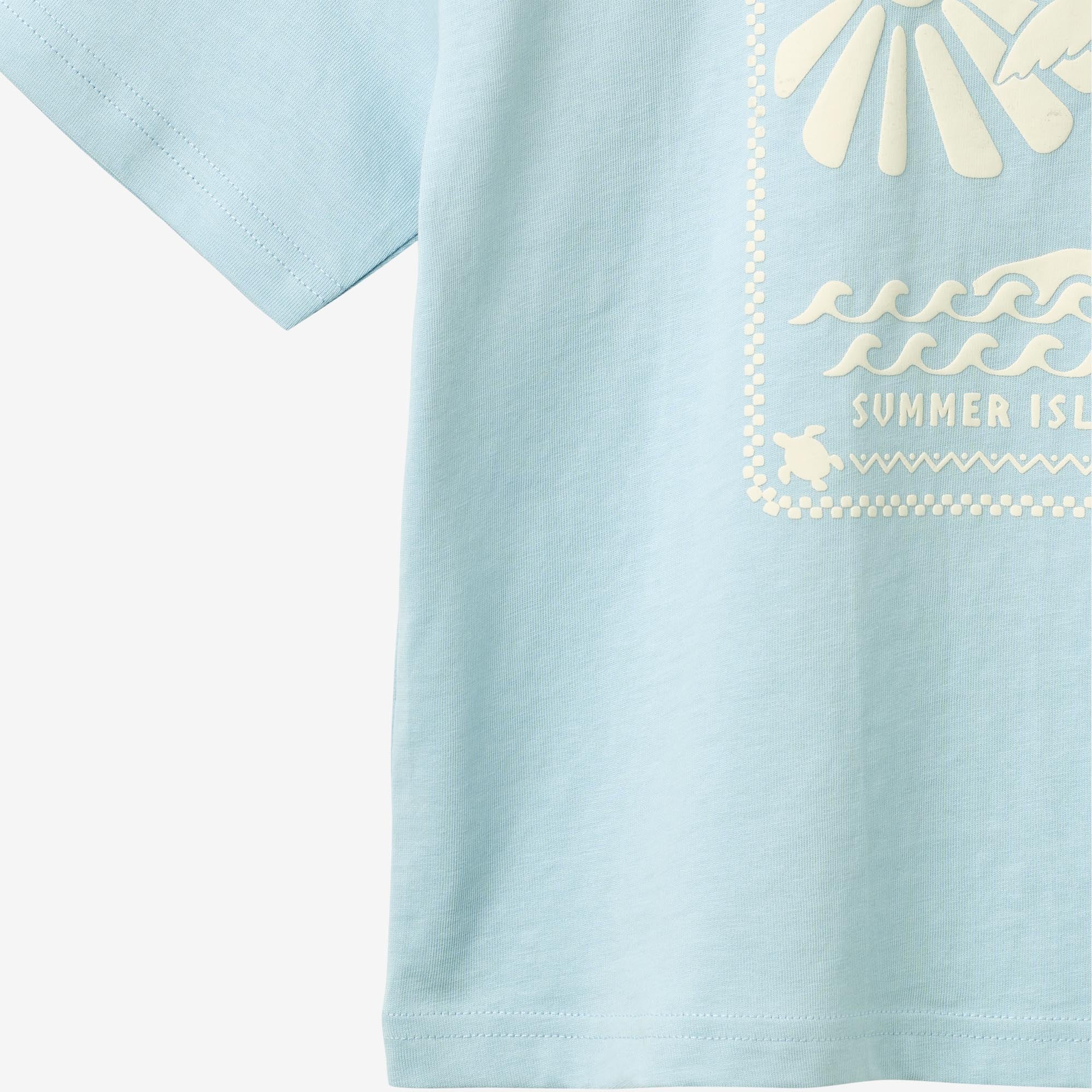 wheat-kim-t-shirt-summer-sky-bio-baumwolle-kurzarm image 3