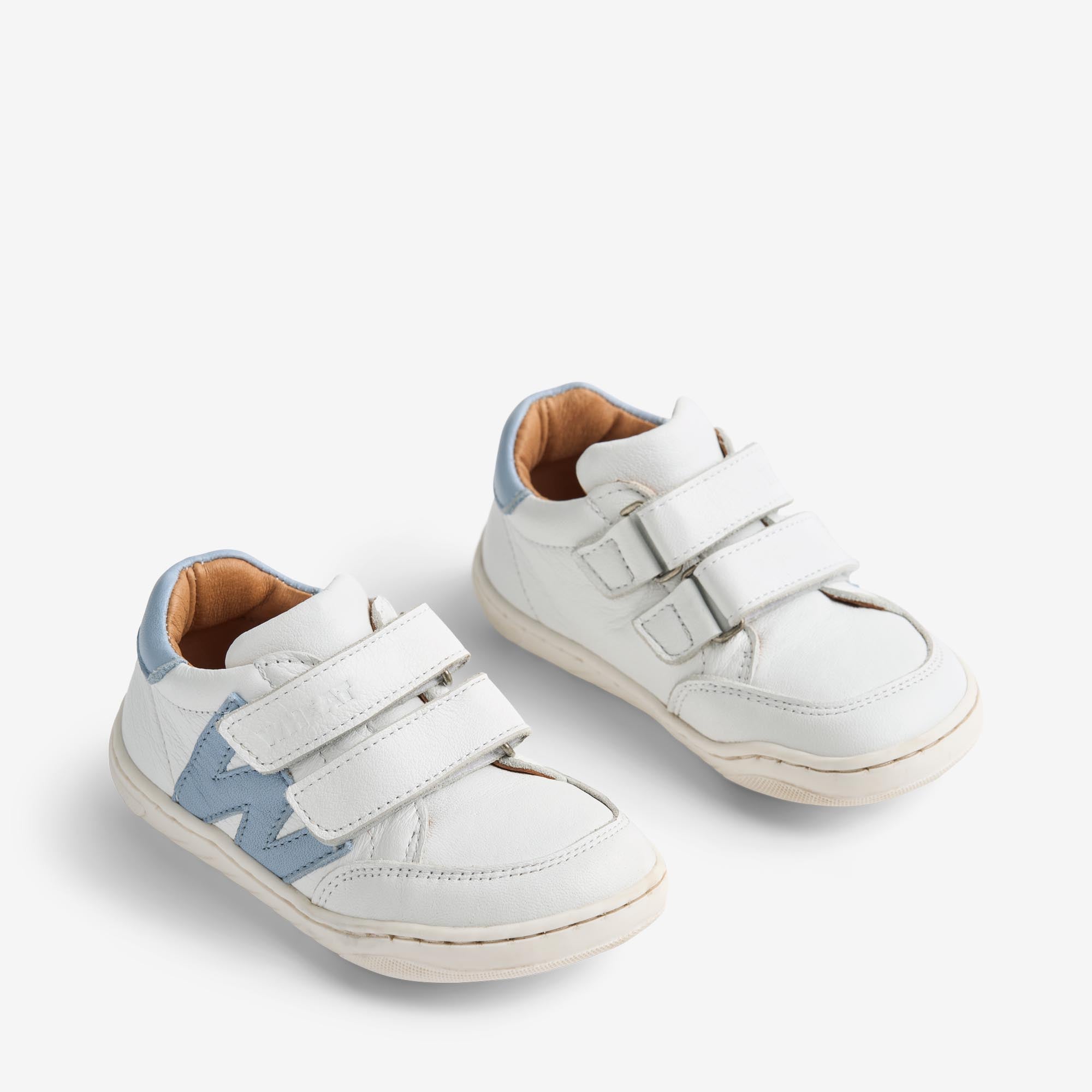 wheat-barres-sneaker-white-faded-denim-leder-barfu image 1