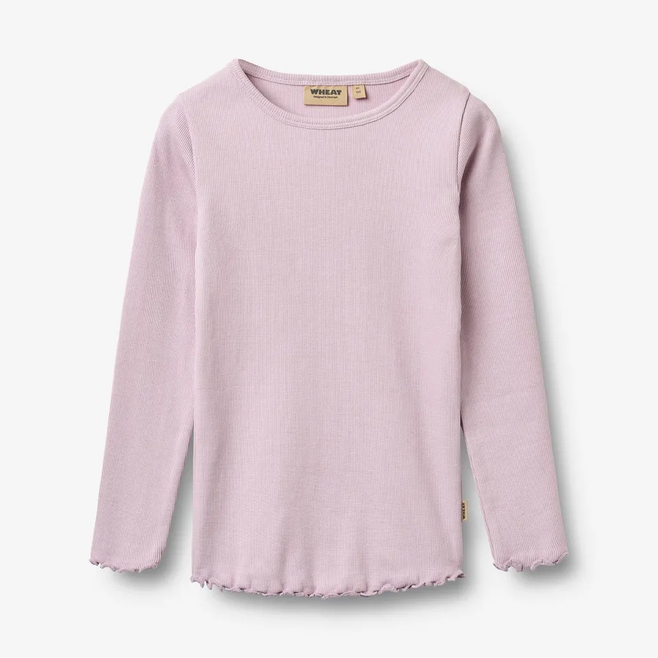 wheat-ida-m-dchen-langarmshirt-bio-lavender image 1