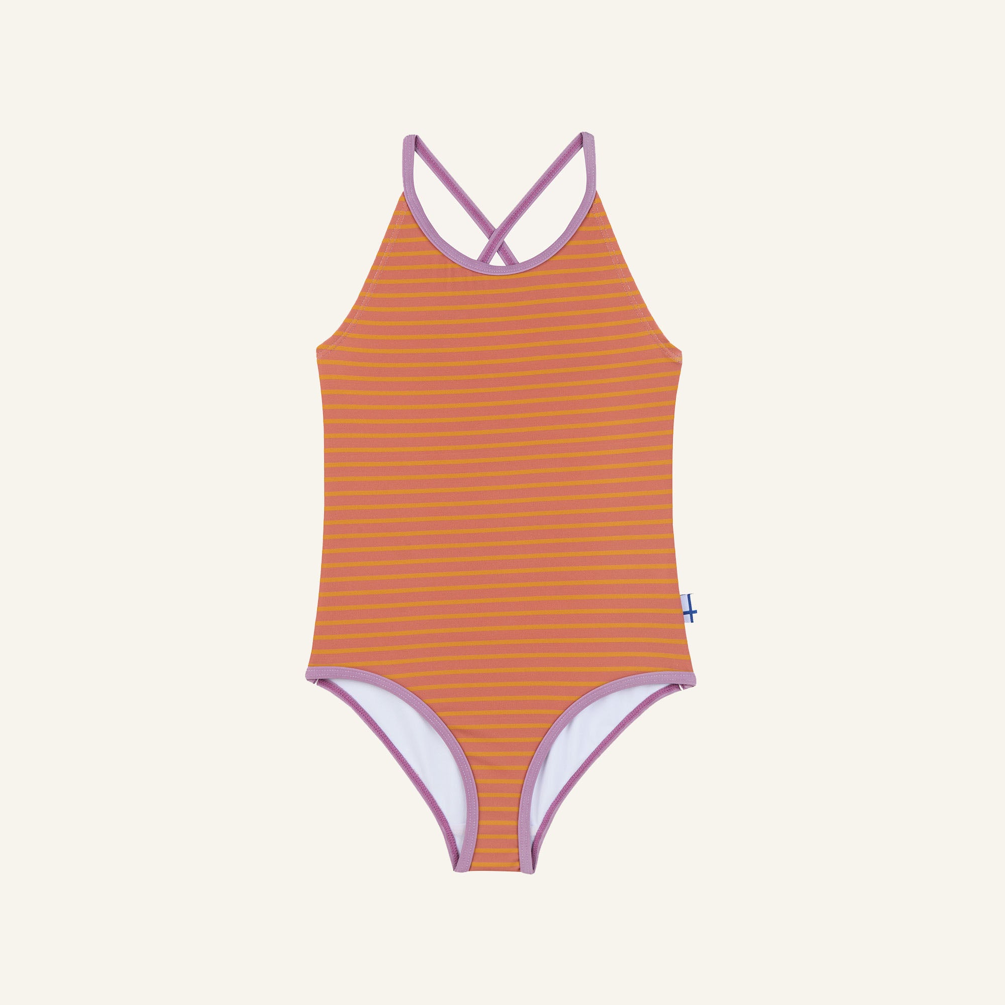 finkid-bite-protect-uimapuku-eko-badeanzug-rust-peach-110-120 image 1