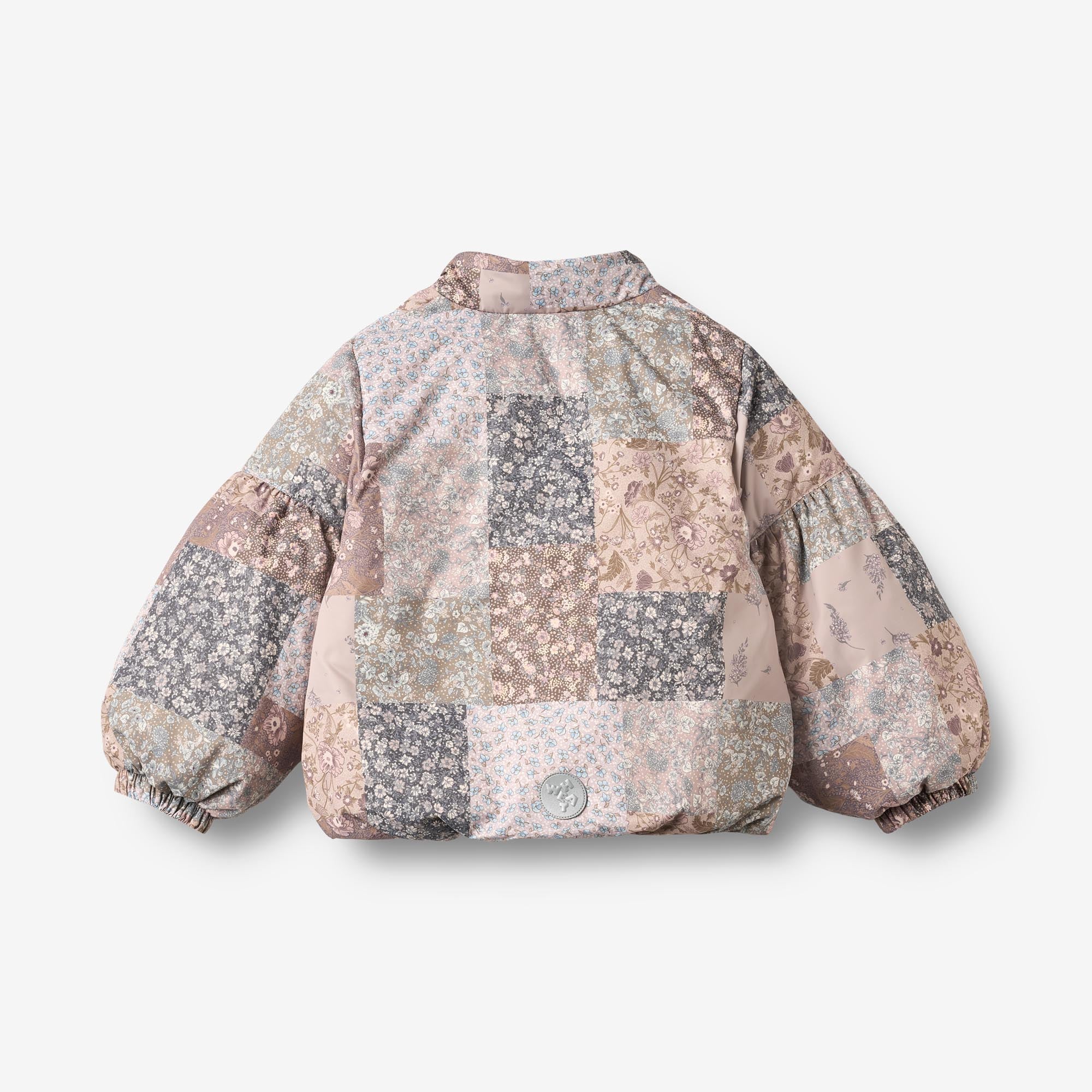 wheat-zallie-puffer-jacke-patchwork-flowers-wasserdicht image 5