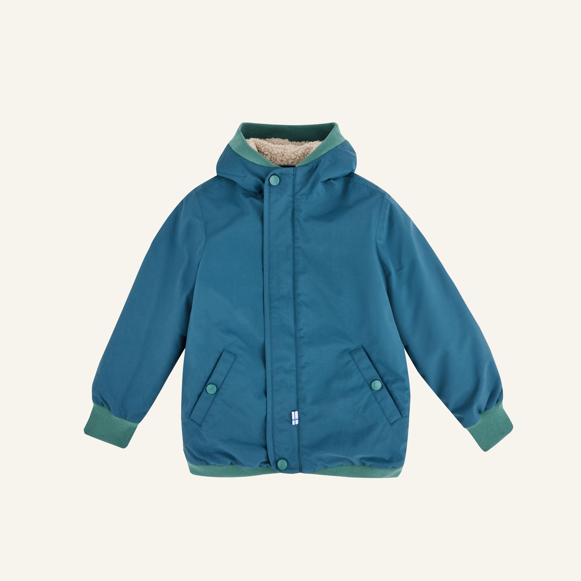 finkid-husky-juuka-kinder-winteranorak-navy-denim-teddy image 6