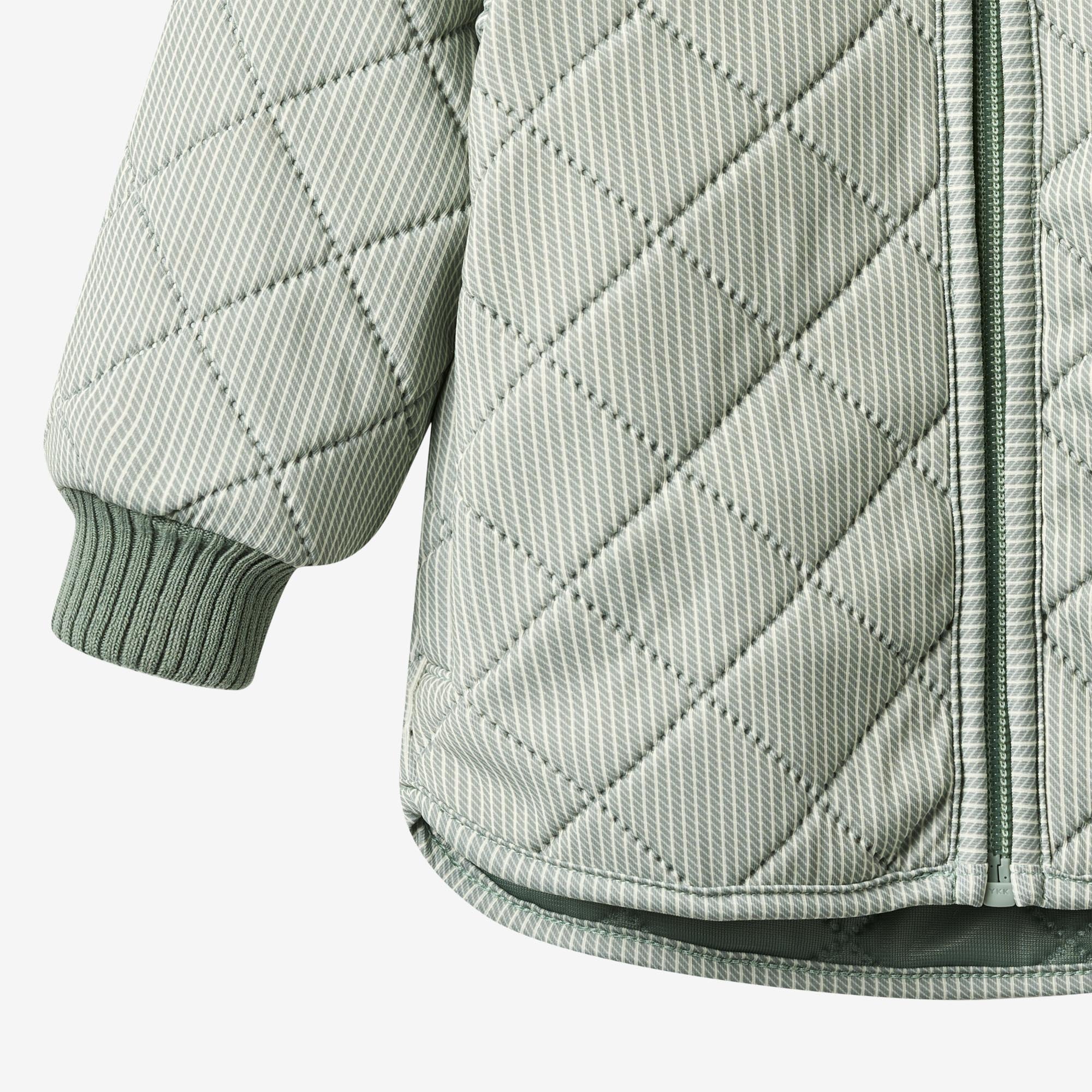 wheat-loui-baby-thermojacke-green-stripe-recycelt image 4
