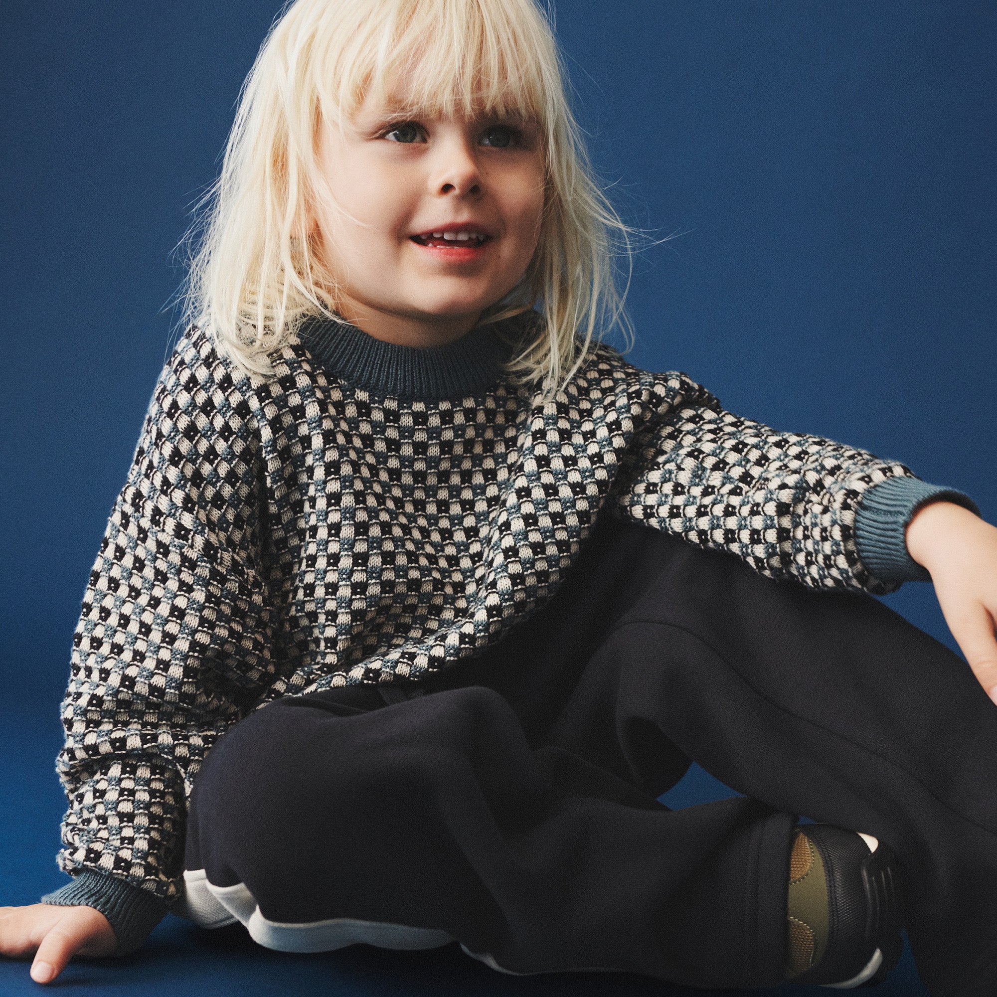 wheat-flores-jacquard-pullover-kinder-stormy-weather-bio image 2