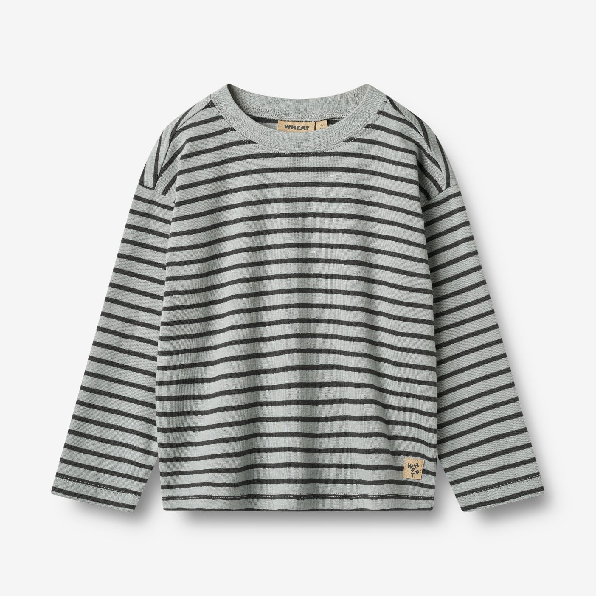 wheat-dallas-t-shirt-l-s-langarmshirt-soft-blue-stripe-bio image 1