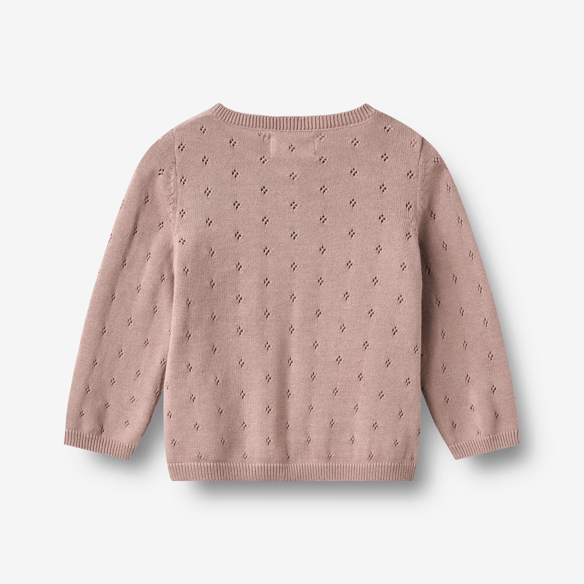 wheat-maia-dry-rose-strickjacke-80-bio-baumwolle-baby image 2