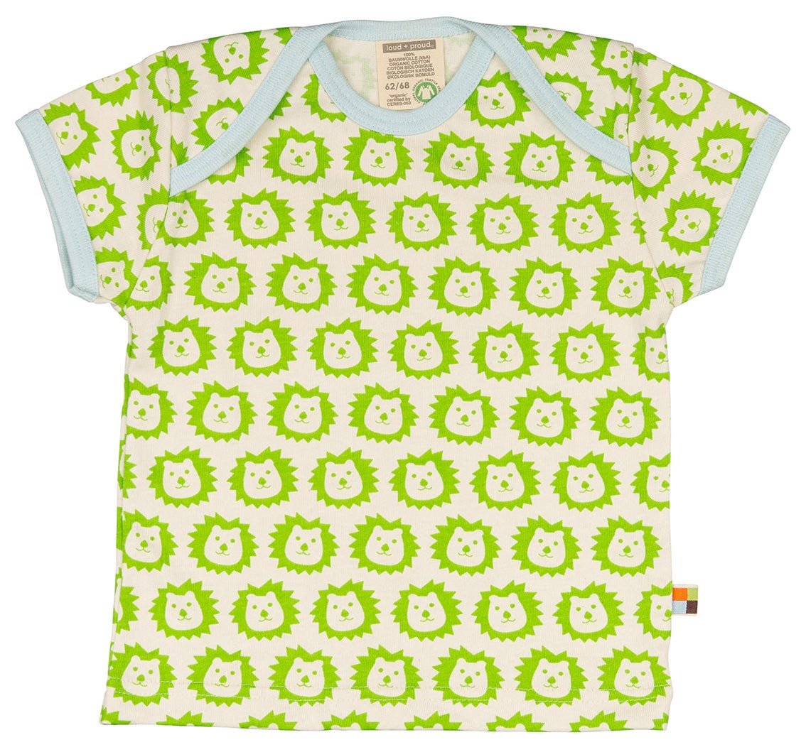 loud-proud-classics-t-shirt-mit-druck-lime-kontrast image 1