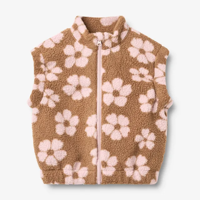 wheat-outerwear-selina-fleeceweste-warm-hazel-flowers image 1
