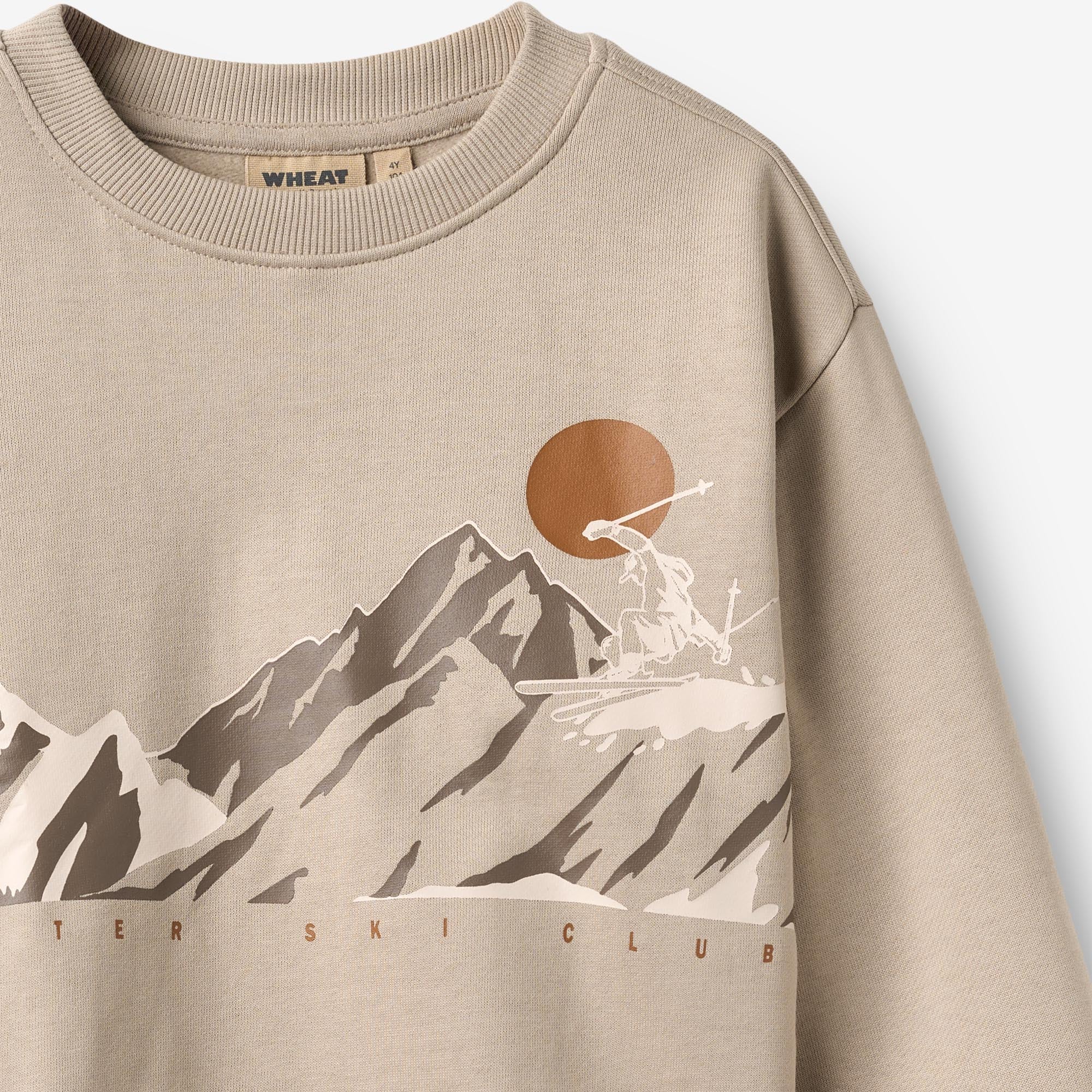 wheat-ellis-print-sweatshirt-grey-moon-bio-baumwolle image 5