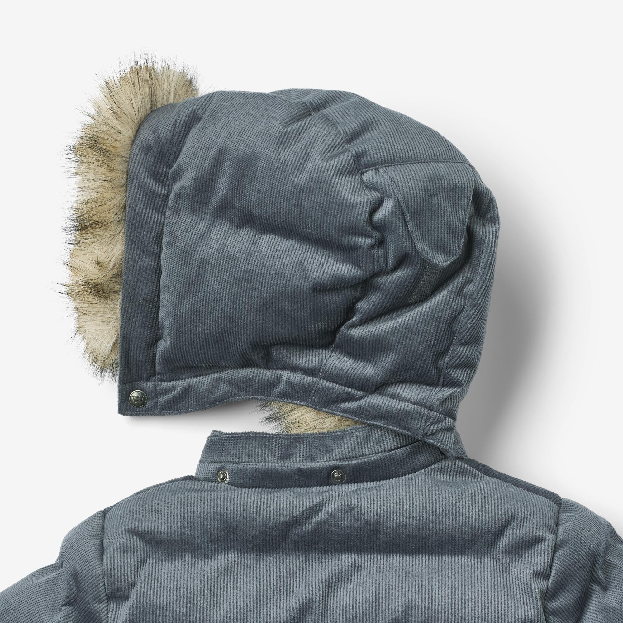 wheat-vinteren-pufferjacke-greyblue-cord-kinder image 3