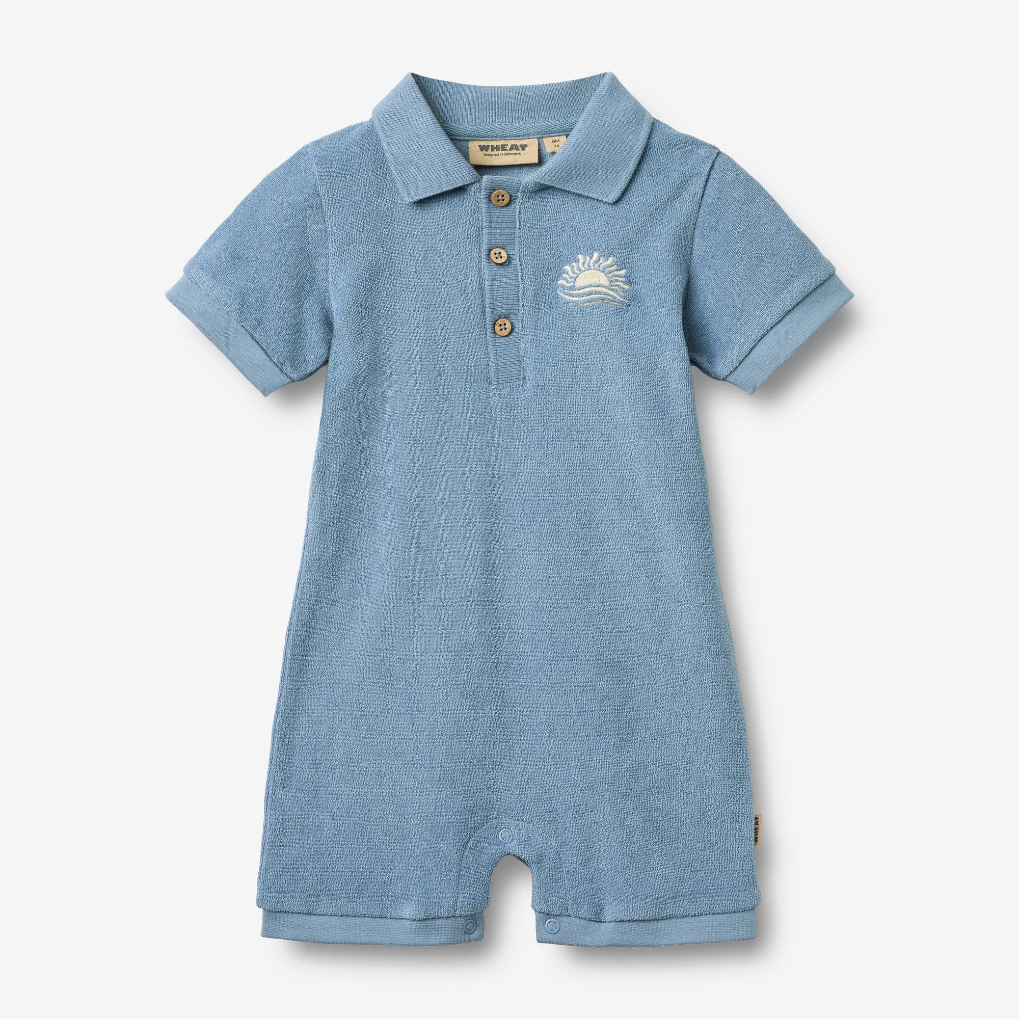 wheat-sully-playsuit-strampler-faded-denim-bio-baumwolle image 1