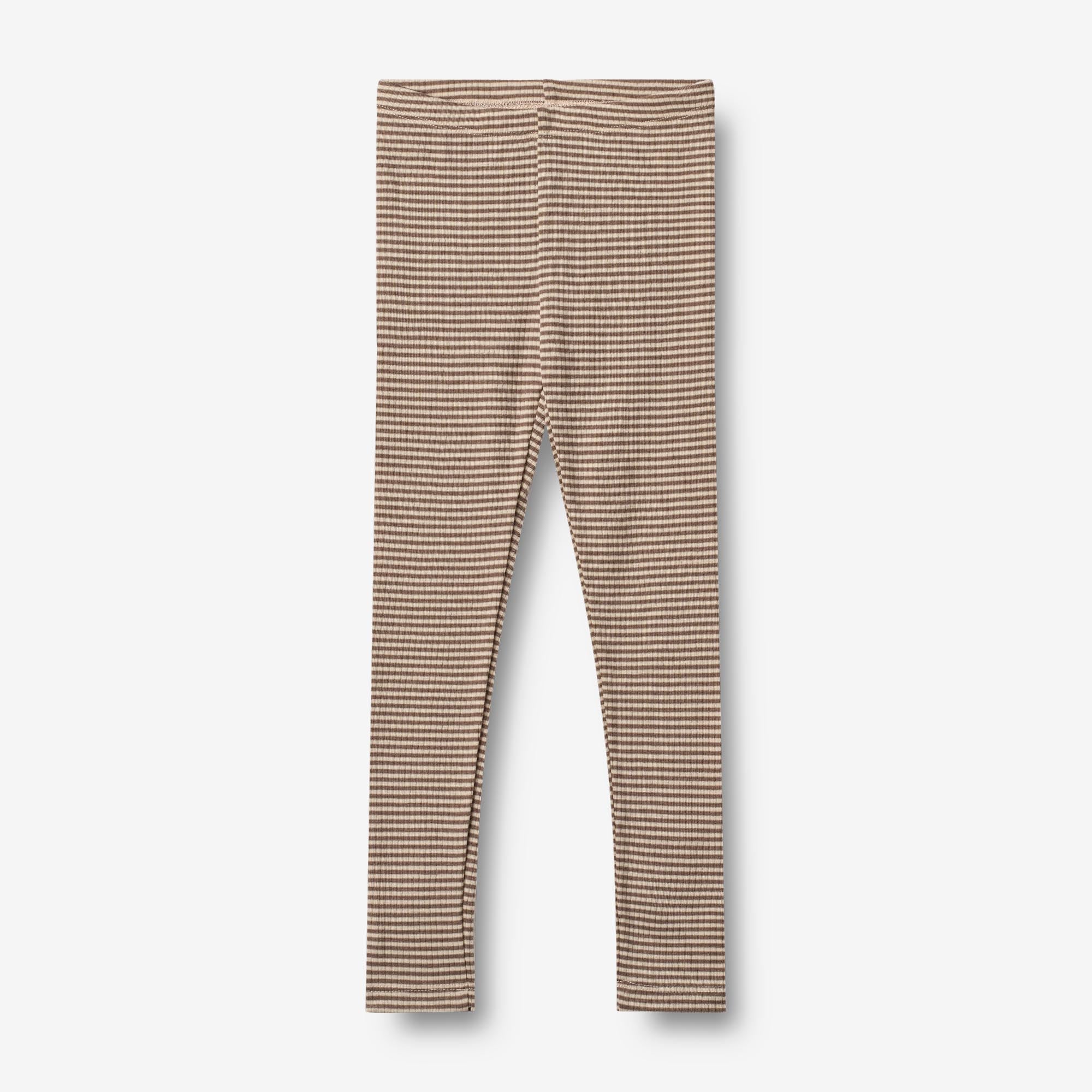 wheat-agi-wolllegging-wollwei-wood-stripe-merino image 1