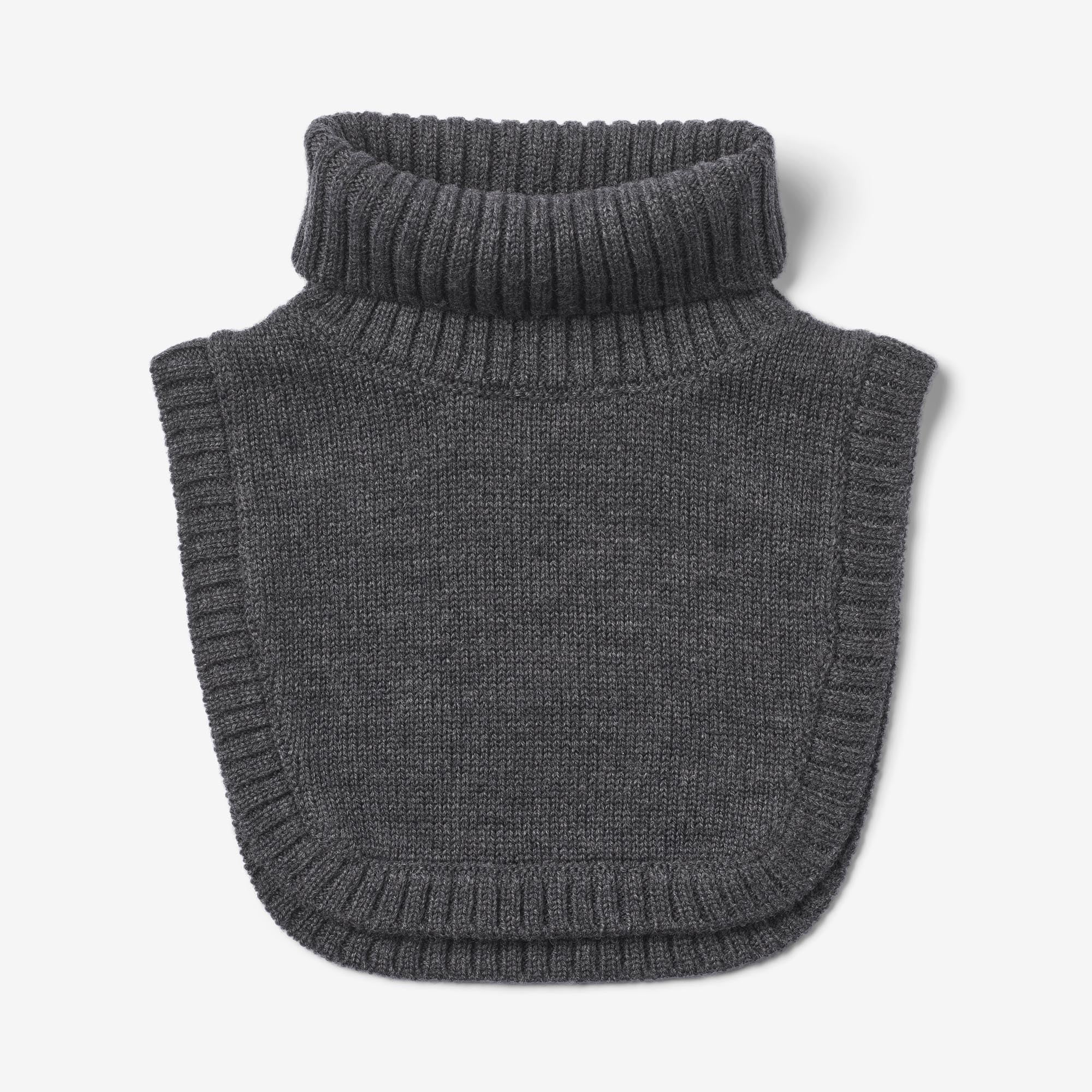 wheat-essen-neckwarmer-charcoal-melange-merino-loop-kinder image 1