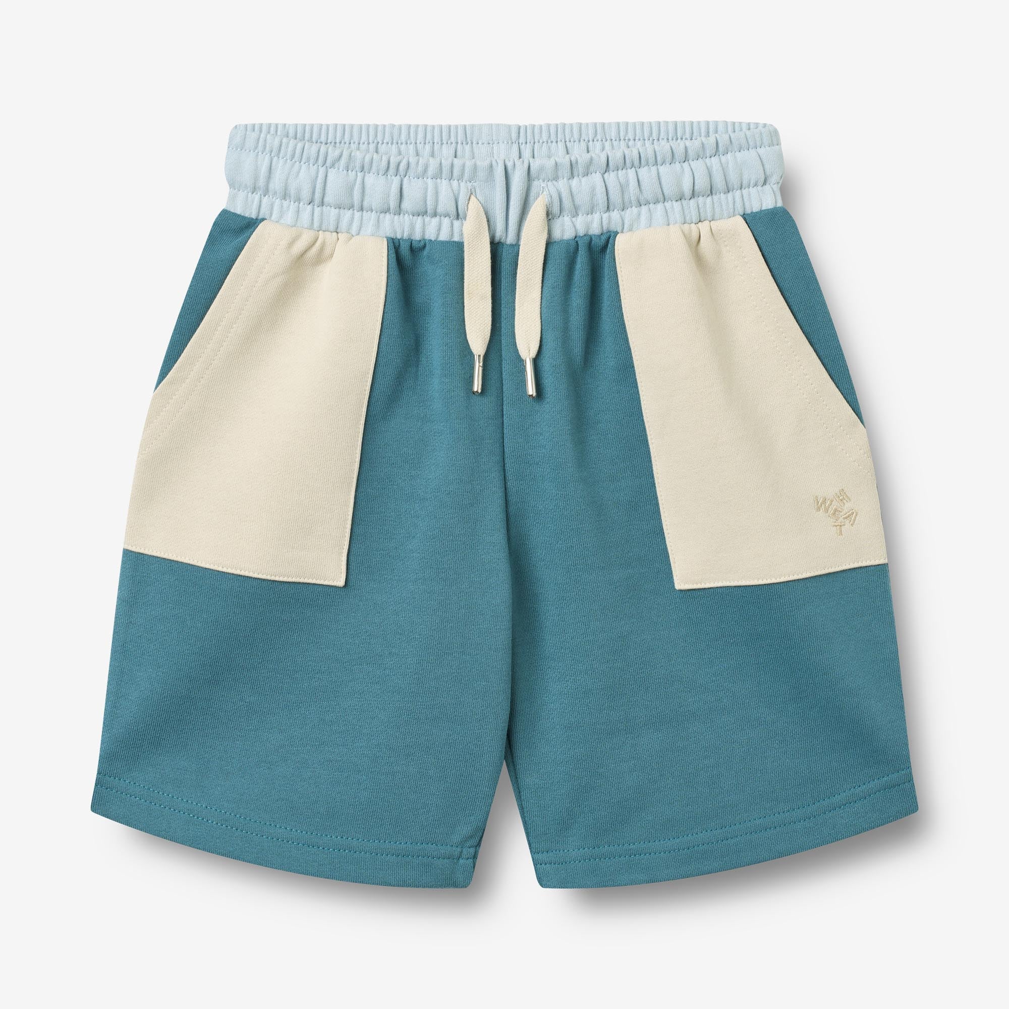 wheat-elmo-sweatshorts-blue-teal-multi-bio image 1