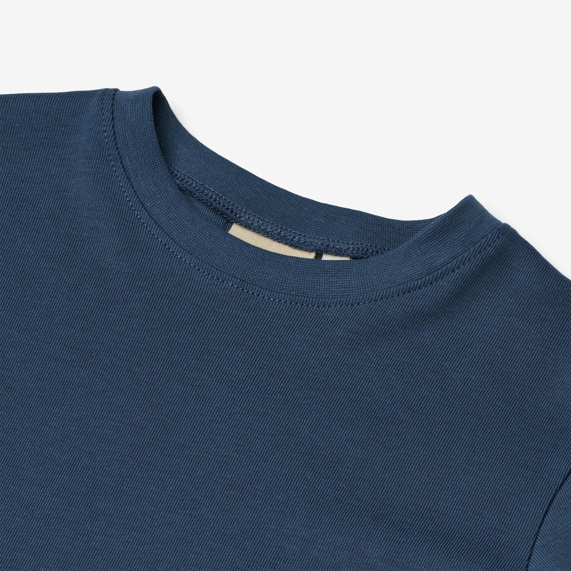 wheat-clothing-t-shirt-s-s-ben-kinder-t-shirt-blue-waves-bio image 3