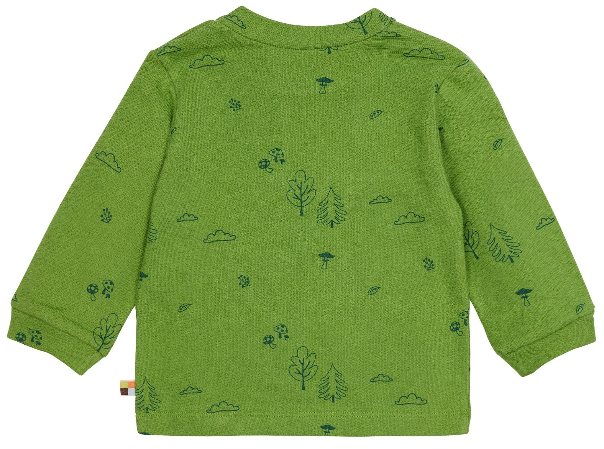 loud-proud-classics-shirt-langarm-strukturstrick-mit-druck-grass image 2