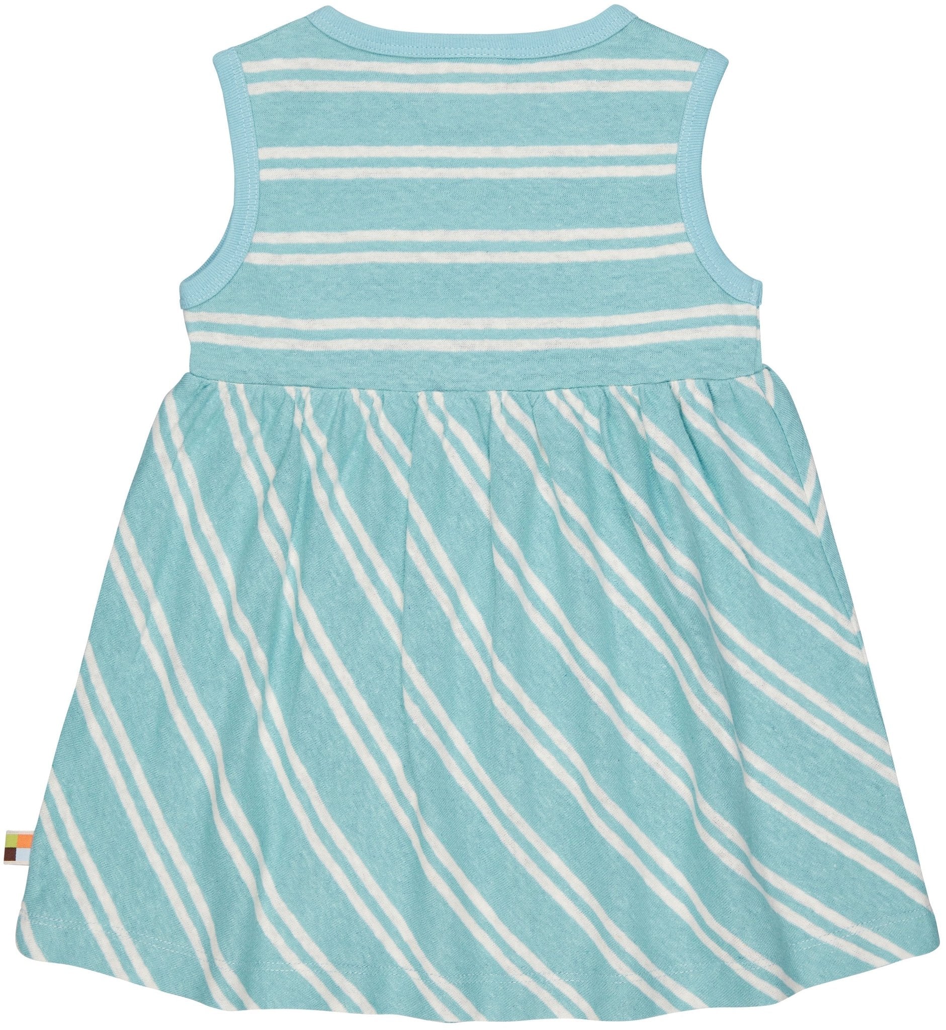 loud-proud-classics-kleid-streifen-leinen-chili-rmellos image 4