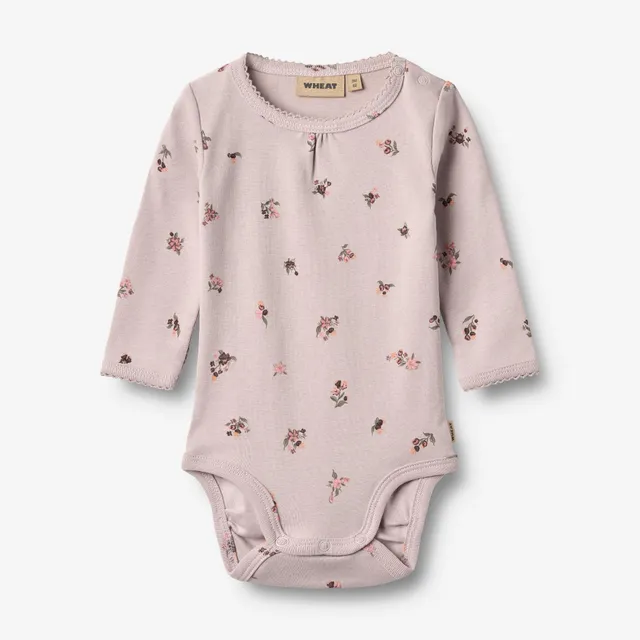 wheat-body-l-s-roselinde-bio-babybody-soft-lilac-flowers image 1