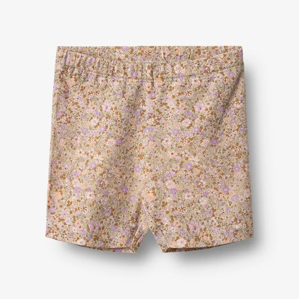 wheat-clothing-anne-bike-shorts-lilac-flower-meadow-bio image 1
