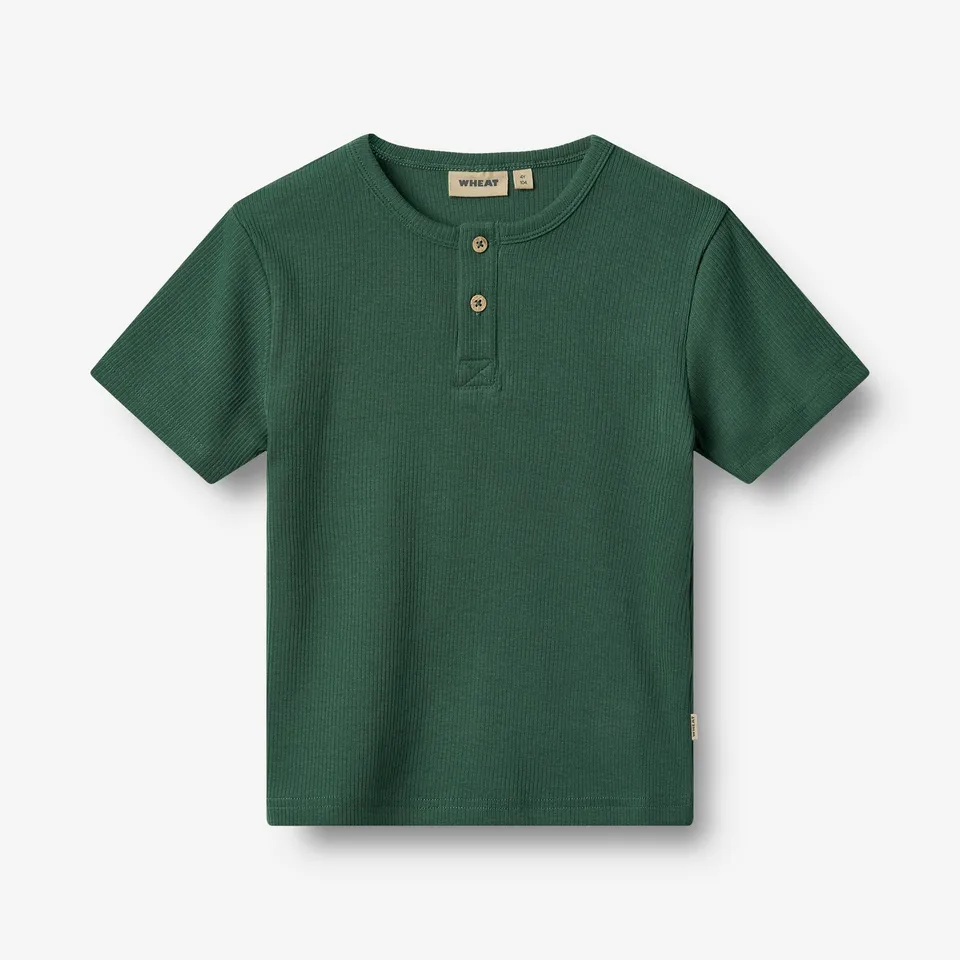 wheat-lumi-t-shirt-gr-n-jungen-bio-baumwolle-kurzarm image 1