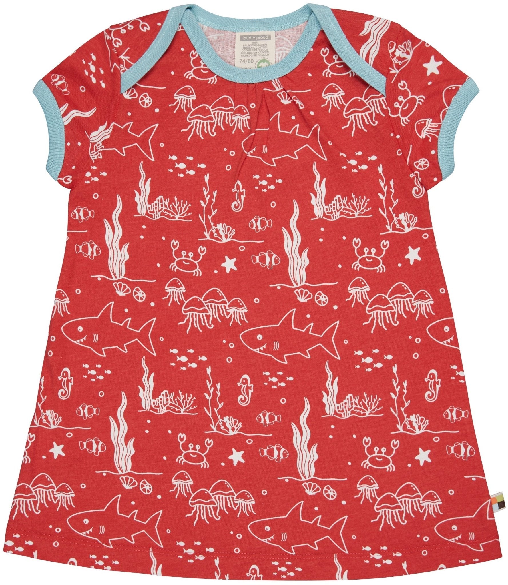 loud-proud-classics-kleid-druck-kinderkleid-chili-allover image 1