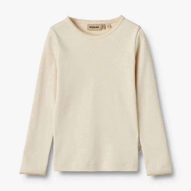 wheat-belis-langarmshirt-eggshell-bio-baumwolle image 1