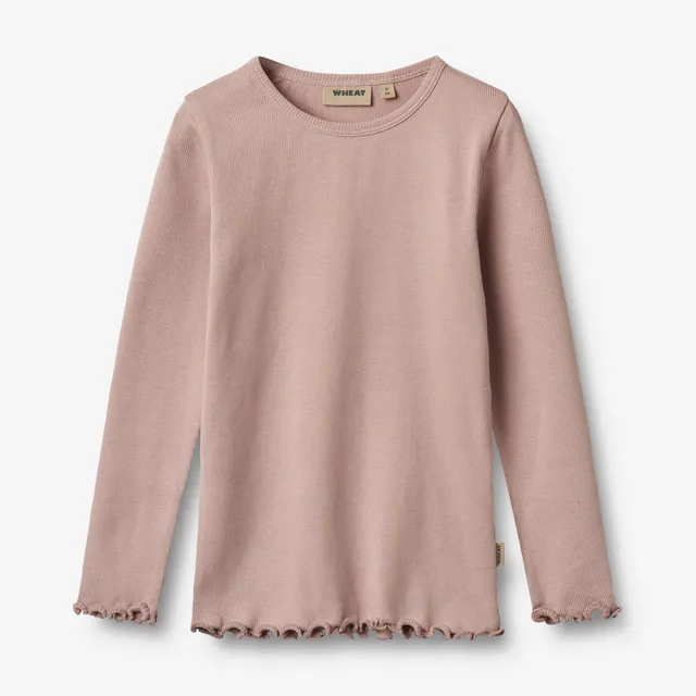 wheat-ida-t-shirt-langarm-shirt-rose-powder-bio-baumwolle image 1