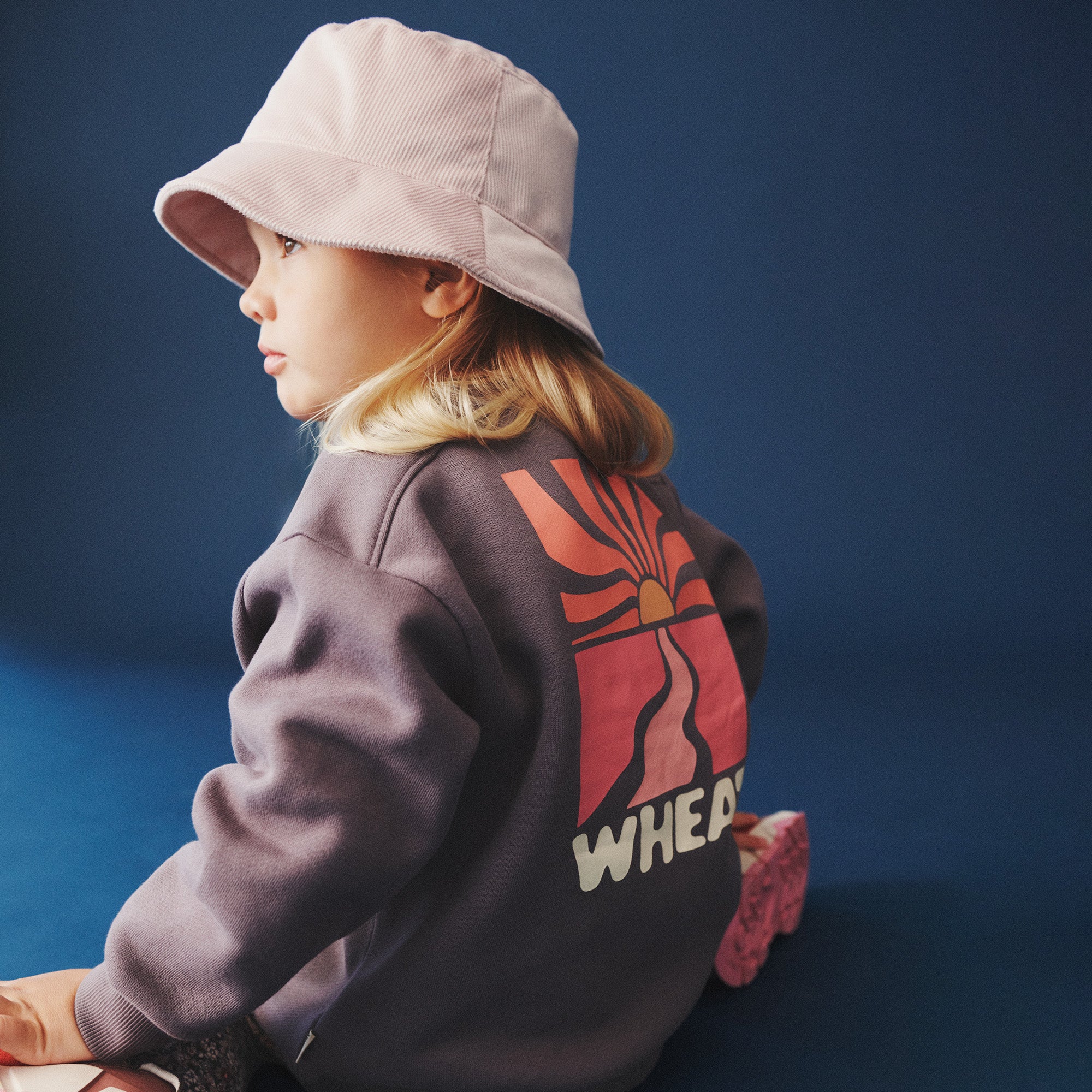 wheat-lomaio-puffer-bucket-hat-rose-powder-fischerhut-kinder image 2