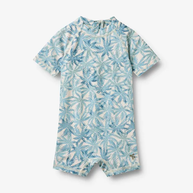 wheat-cas-badeanzug-baby-blue-palm-uv-40 image 1