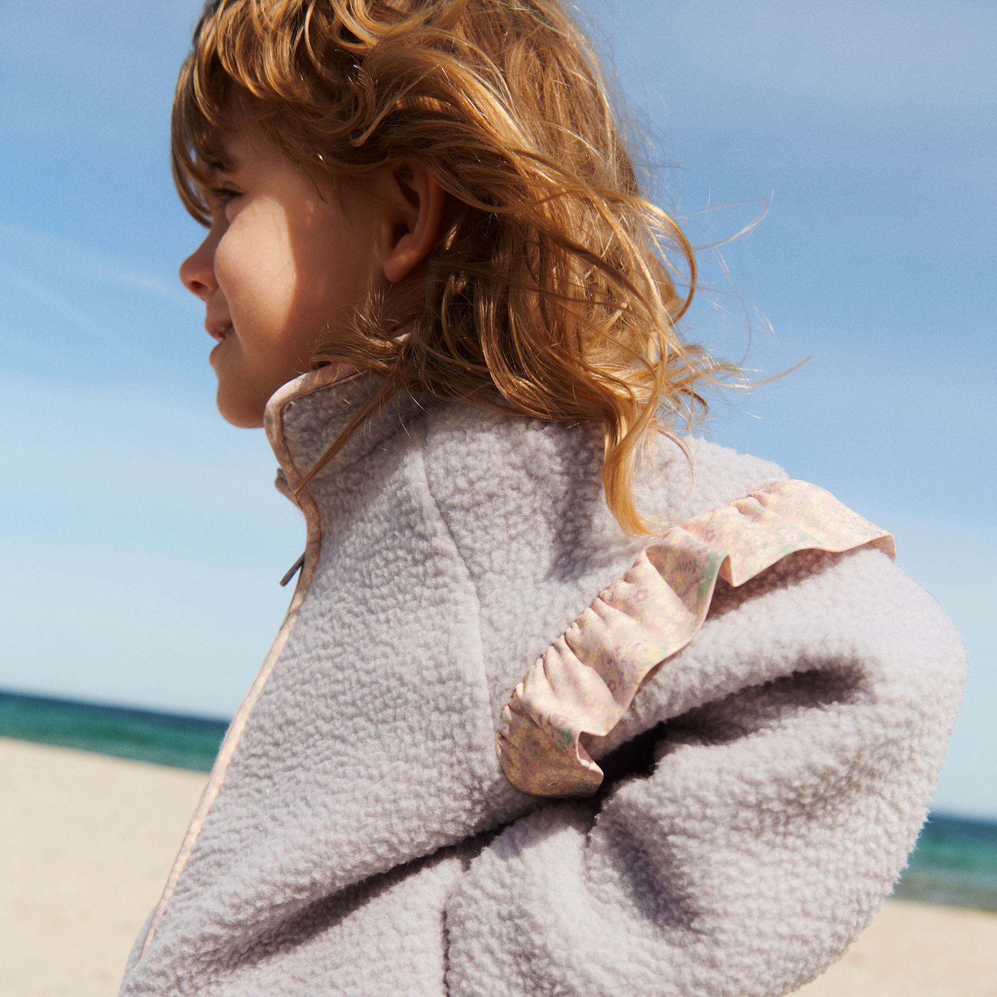 wheat-ellena-fleecejacke-m-dchen-lavender-rain-recycling image 2