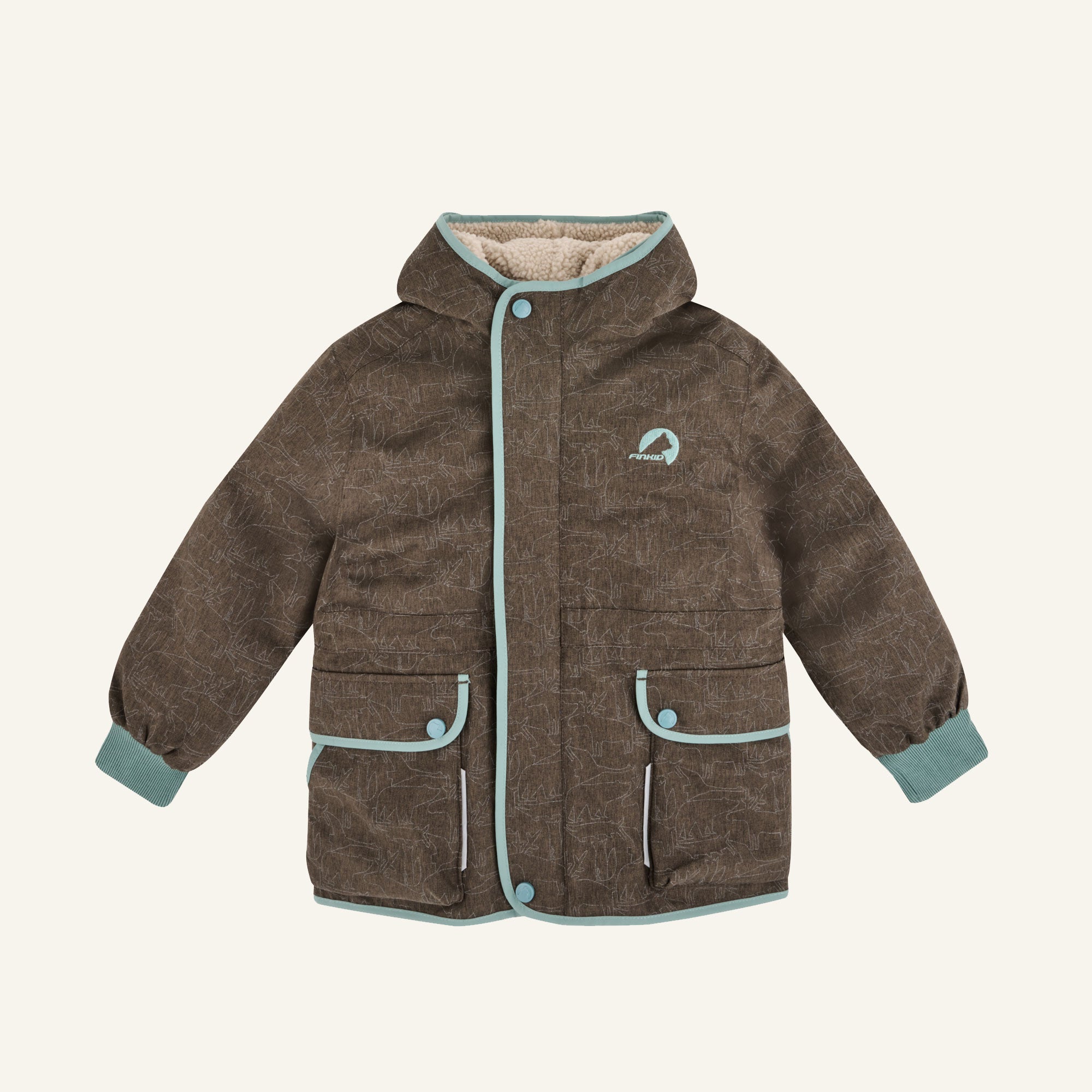 finkid-husky-kamu-ice-outdoorparka-denim-110-120-2-in-1 image 4