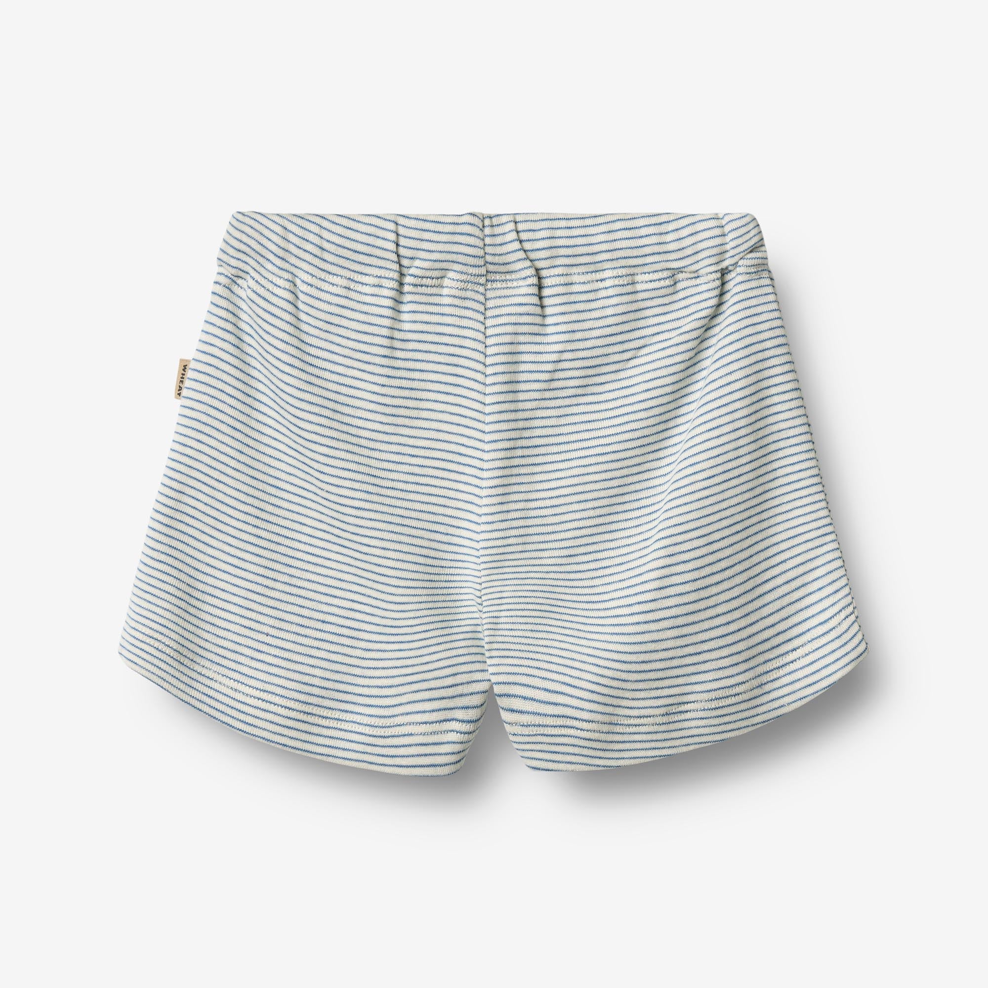 wheat-clothing-jersey-shorts-vic-kurze-hose-blue-stripe-bio image 2
