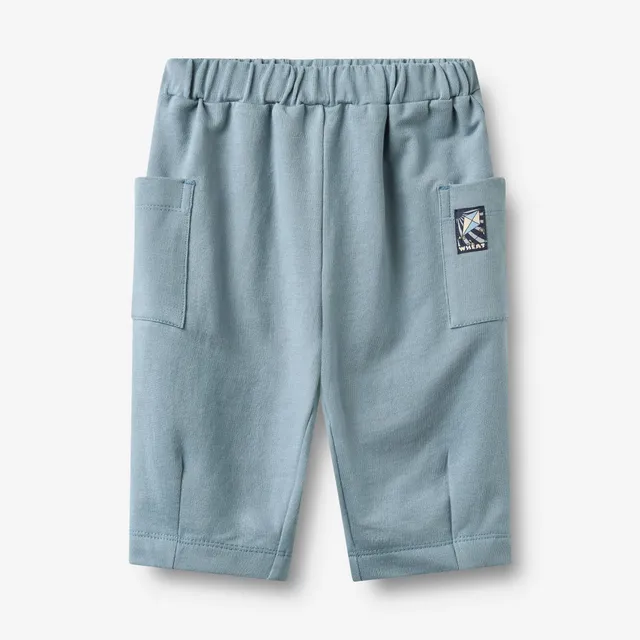 wheat-otto-sweathose-faded-denim-baby-cargotaschen-bio image 1