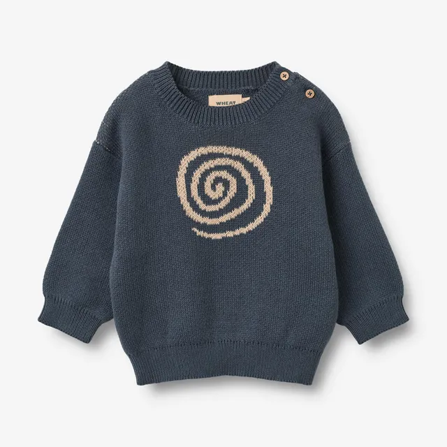 wheat-lesley-jacquard-pullover-ink-bio-baumwolle-baby image 1