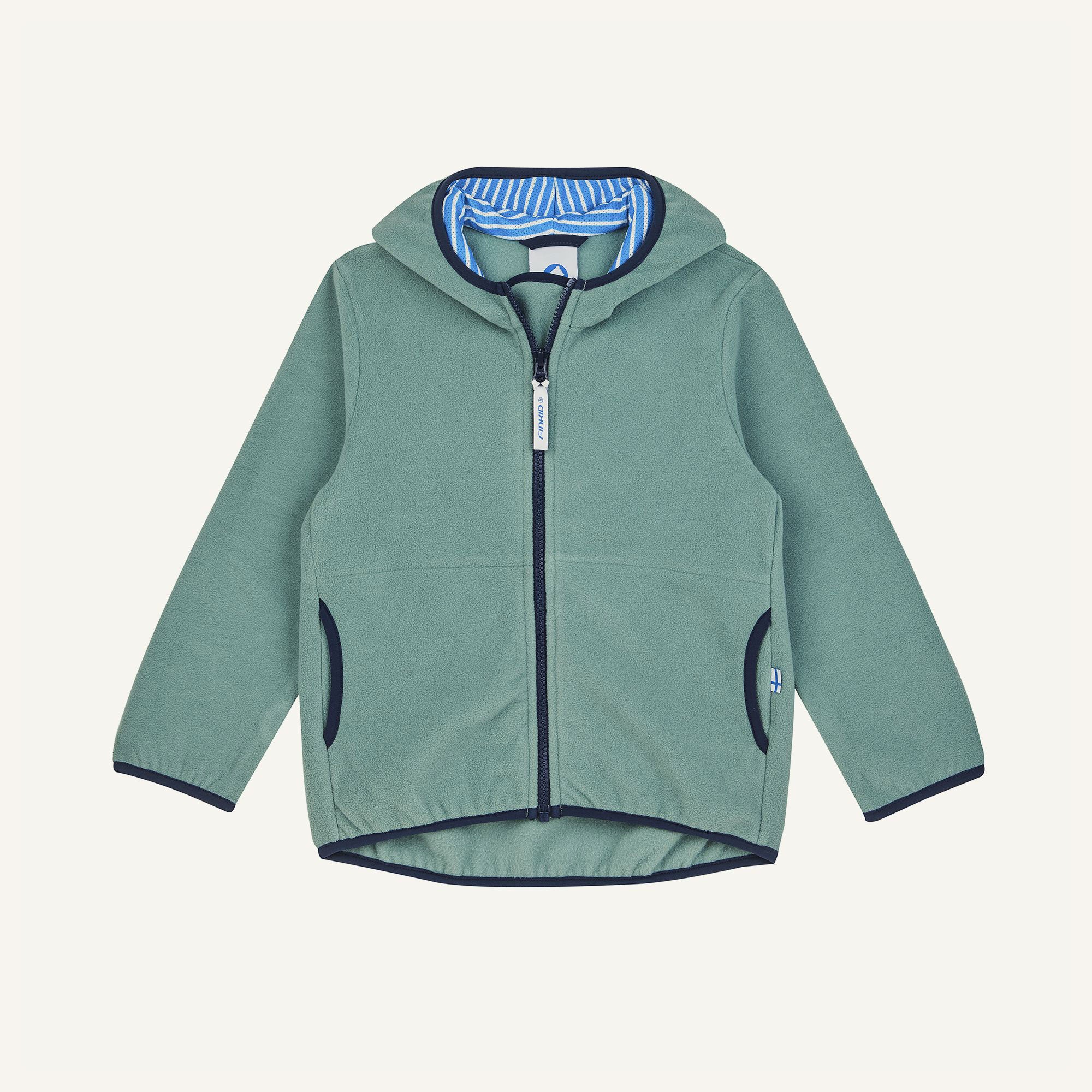 finkid-husky-paukku-fleecejacke-zip-in-navy-denim image 2