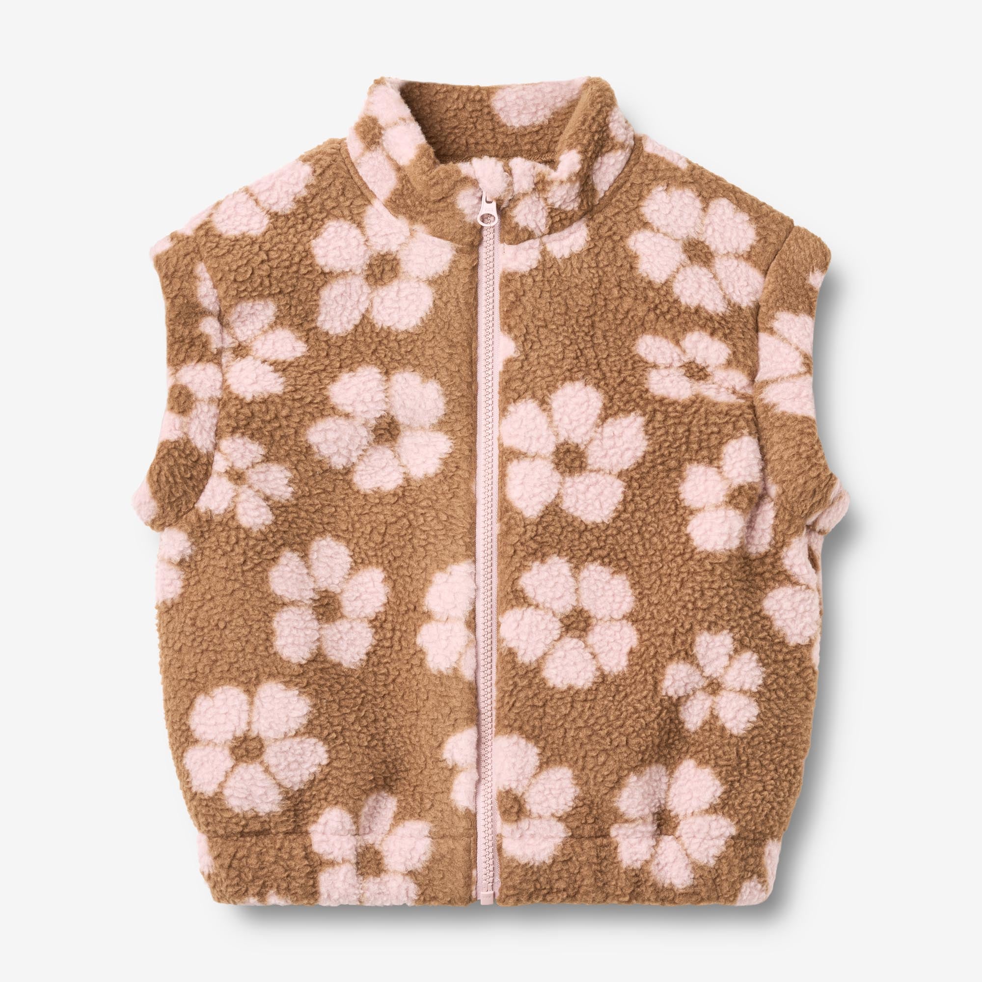wheat-outerwear-selina-fleeceweste-warm-hazel-flowers image 1