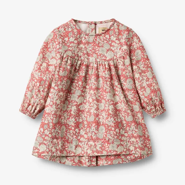 wheat-fenja-kleid-l-s-raspberry-flowers-bio-baumwolle image 1
