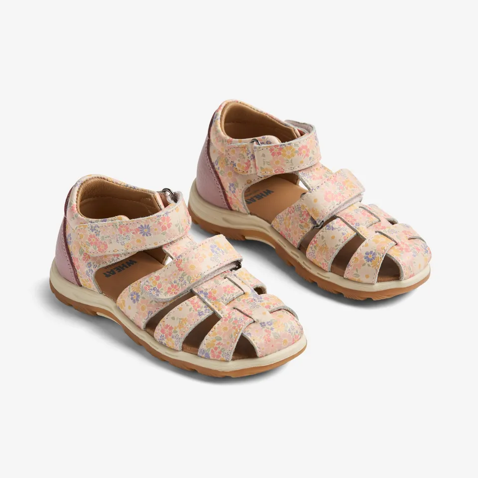 wheat-frei-sandalen-multi-flowers-leder-gr-19-35 image 1