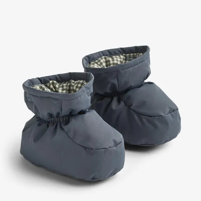 wheat-accessories-fuffa-puffer-babyschuhe-greyblue-wasserdicht image 1