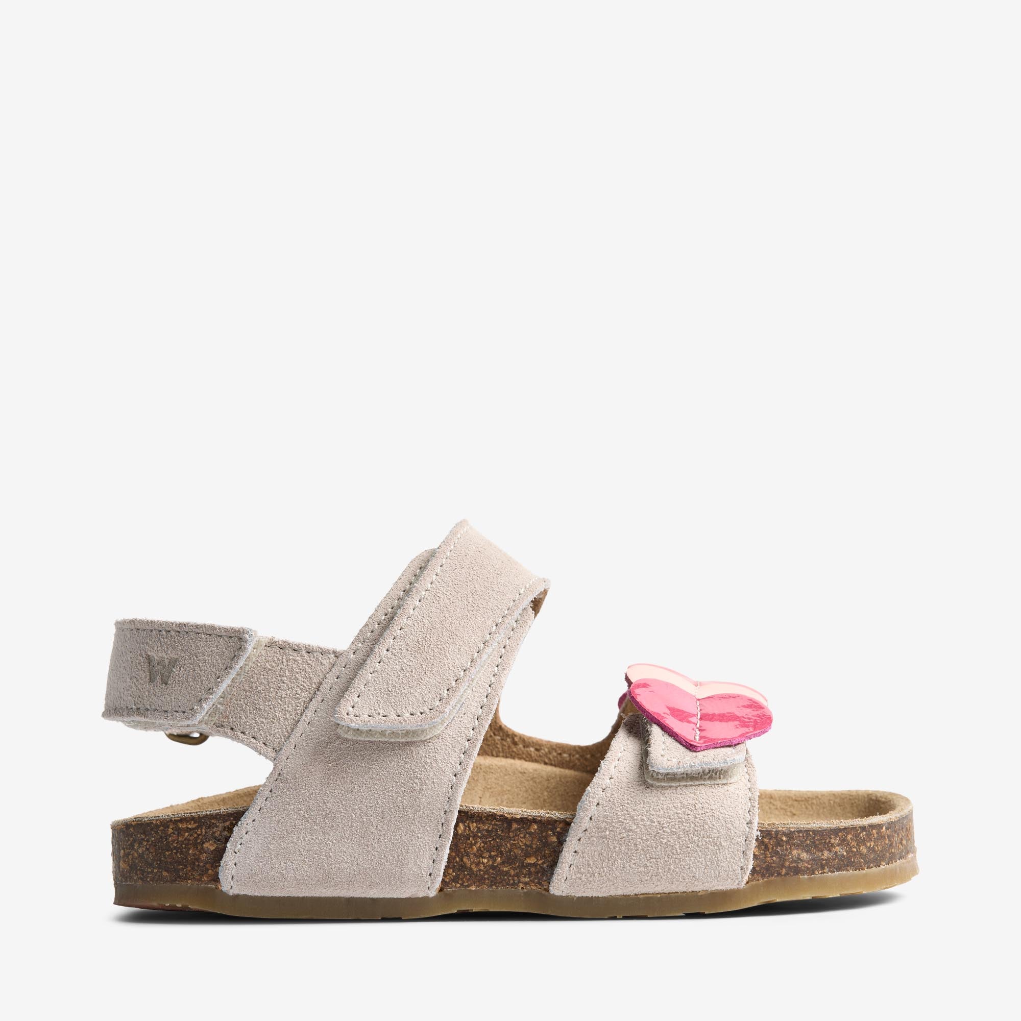 wheat-clara-kinder-ledersandale-off-white-herzen-korksohle image 3