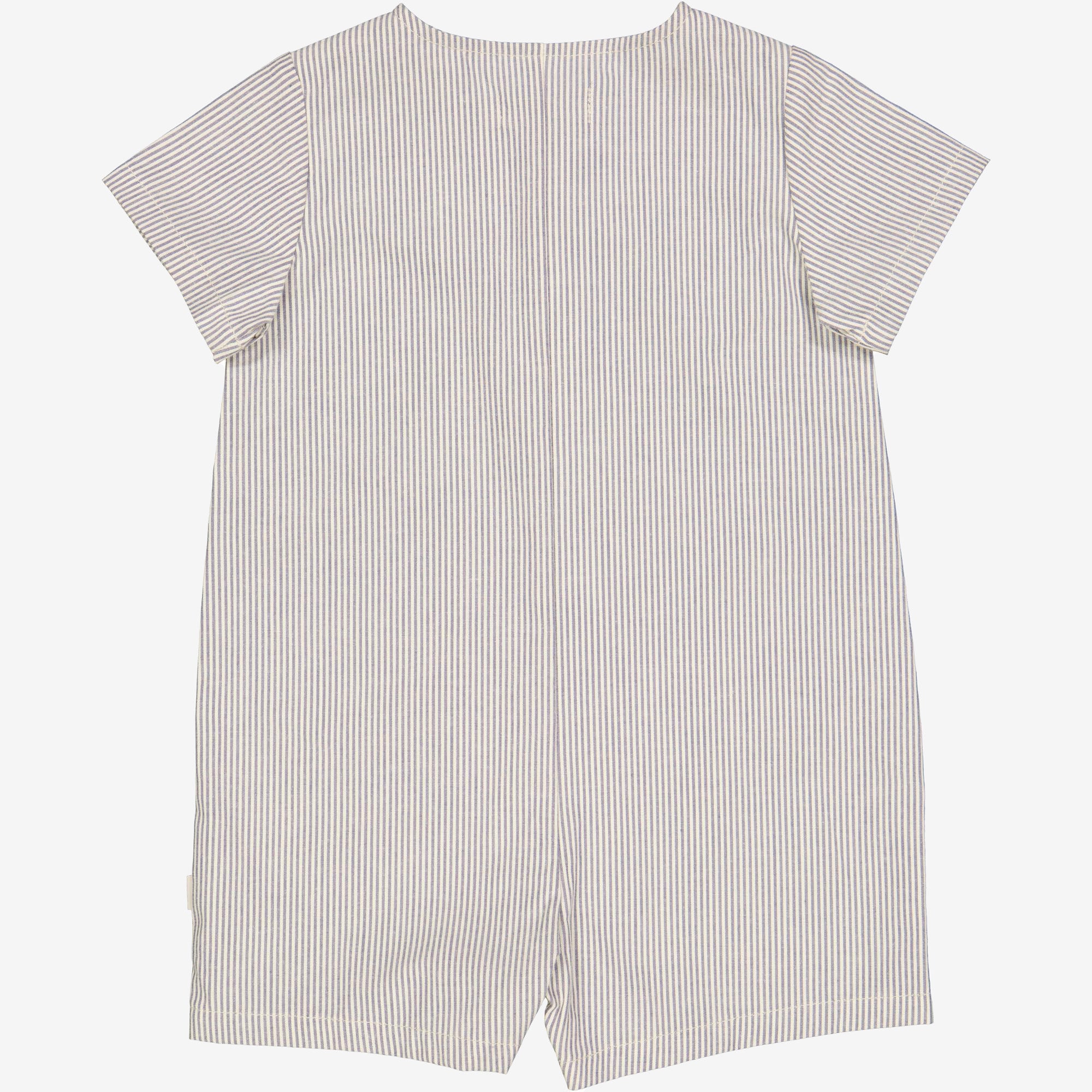 wheat-niller-playsuit-baby-classic-blue-stripe-bio image 2
