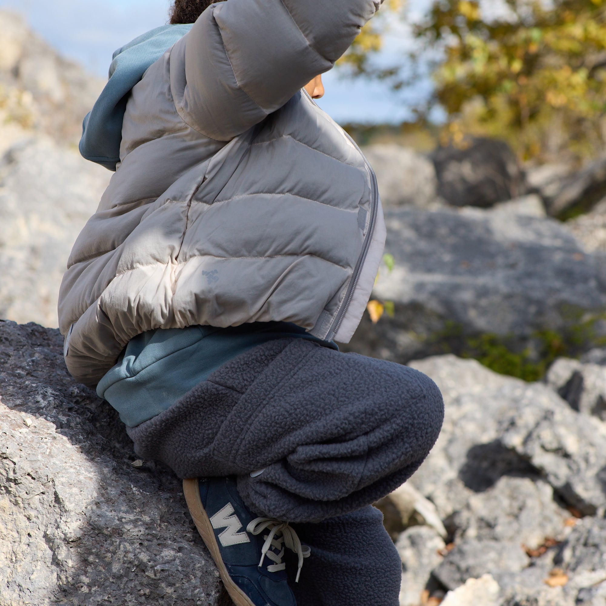 wheat-diso-pufferjacke-dark-moon-recycelt-kinder image 4