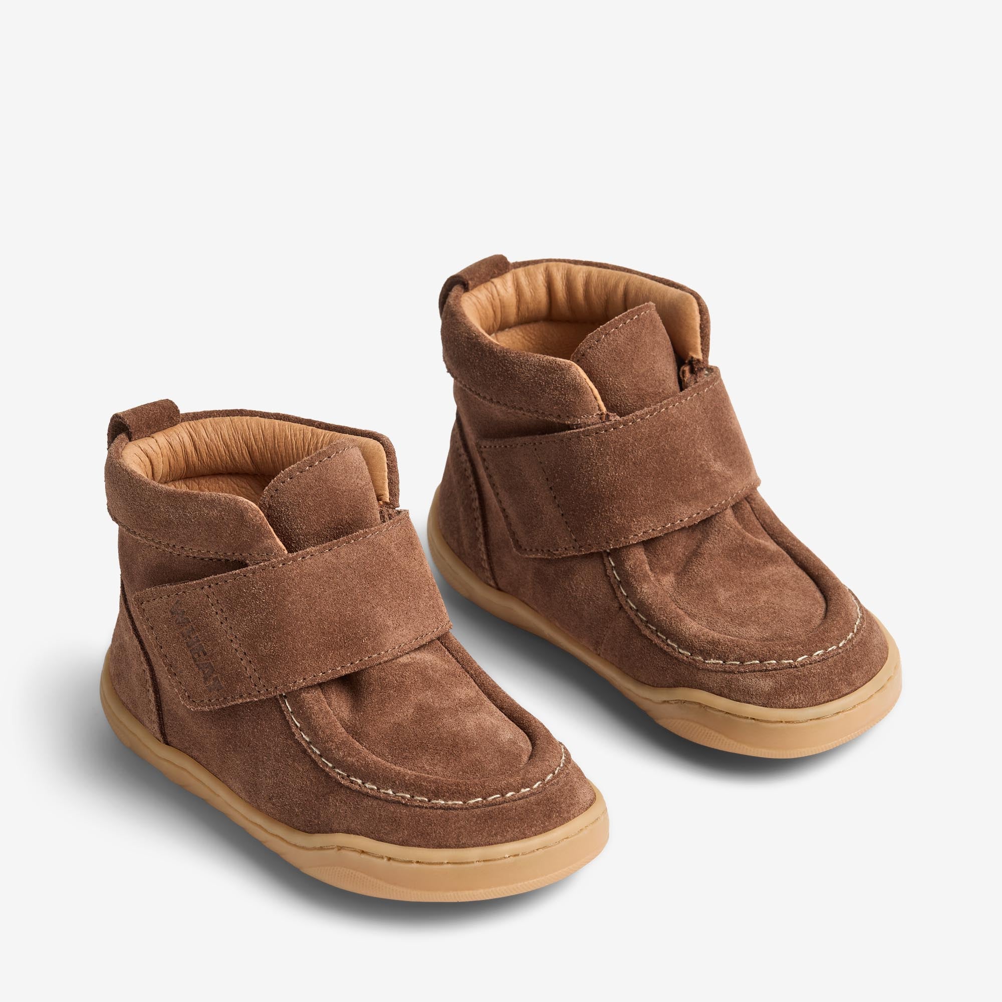 wheat-obi-bootie-kinder-natural-barfu-wildleder image 1