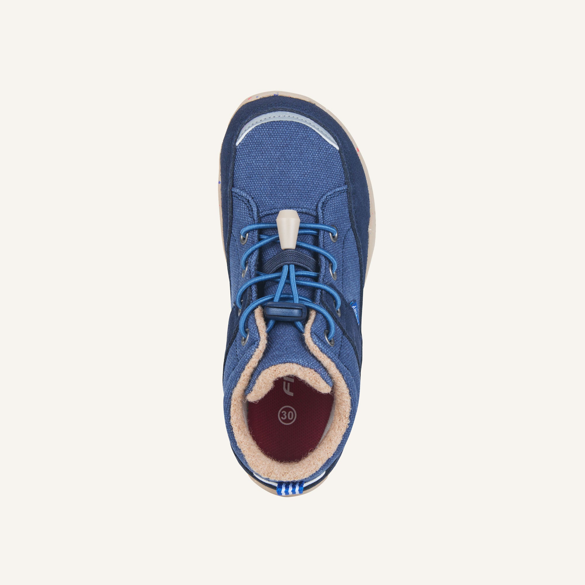 finkid-husky-nilkka-barfu-schuhe-navy-wasserdicht-wollsohle image 5