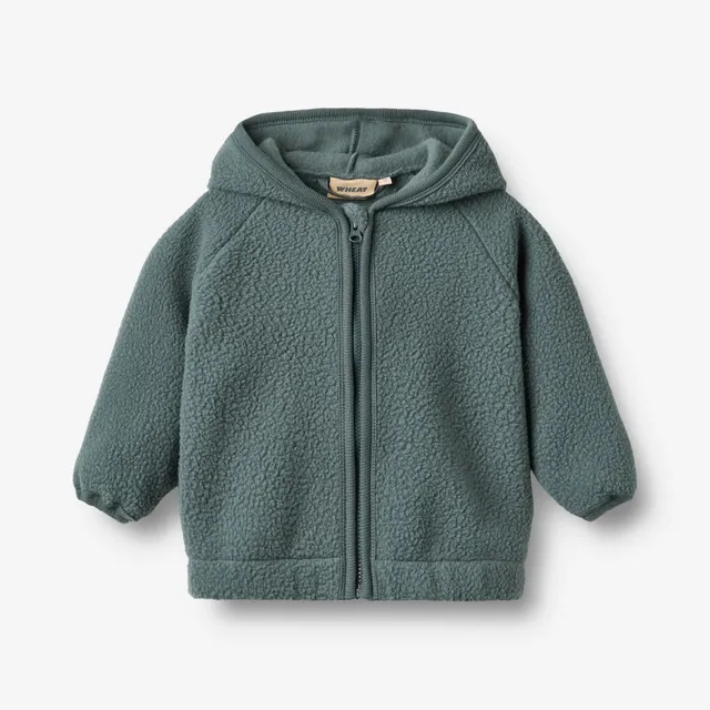wheat-martinus-fleecejacke-dark-petroleum-recycling-fleece image 1