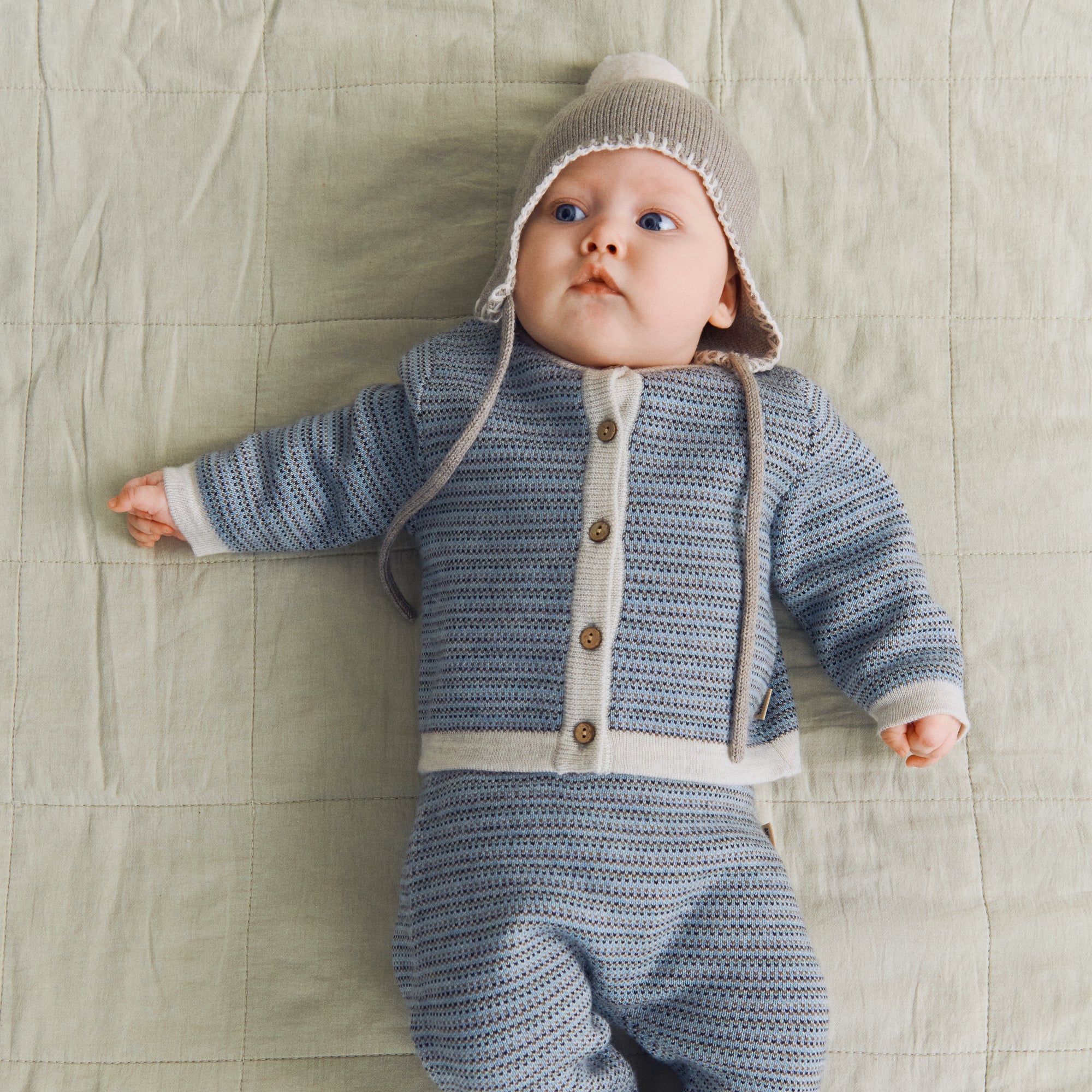 wheat-neel-strickhose-baby-bluey-merinowolle image 3